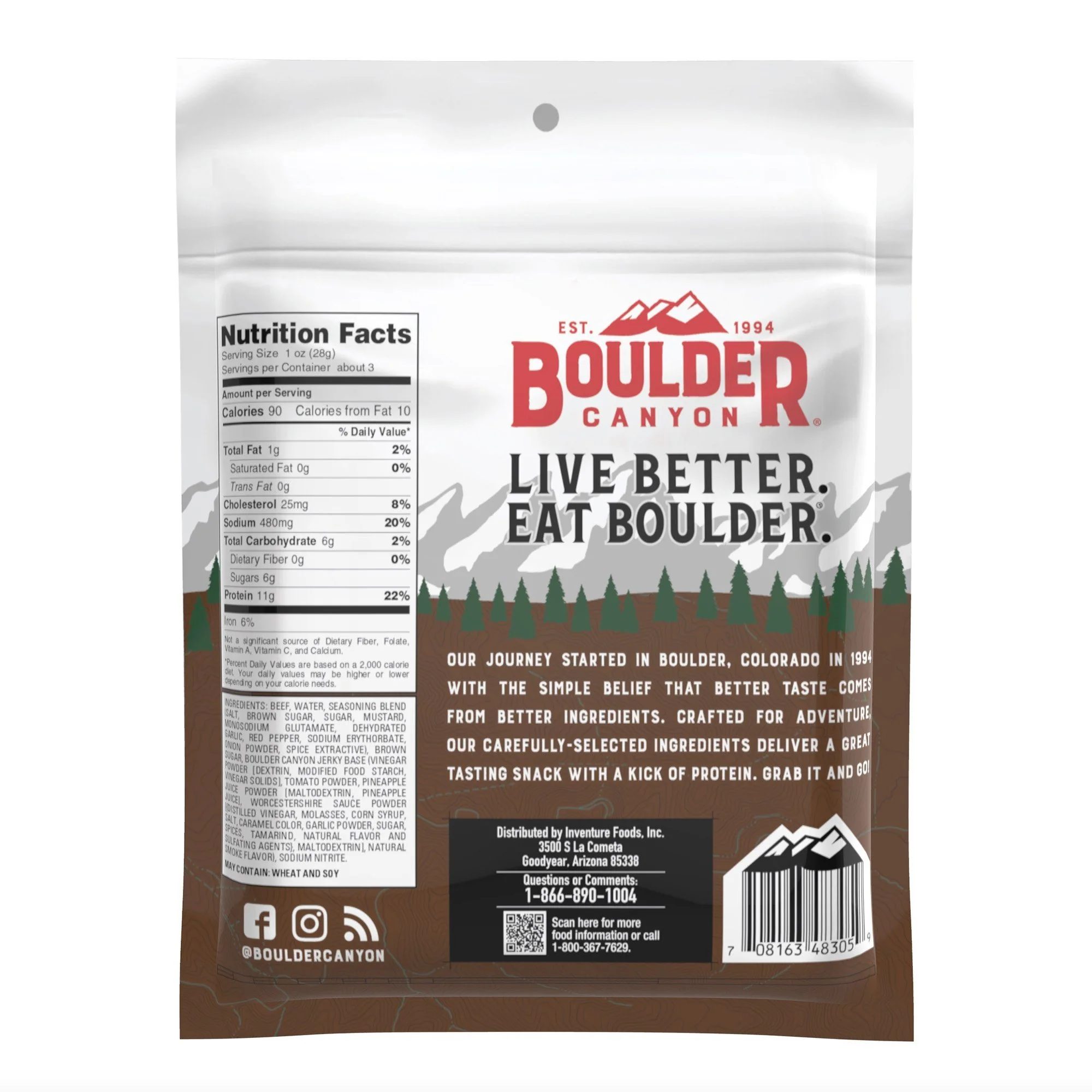 Boulder Canyon Beef Jerky Outdoor Original - Image 3