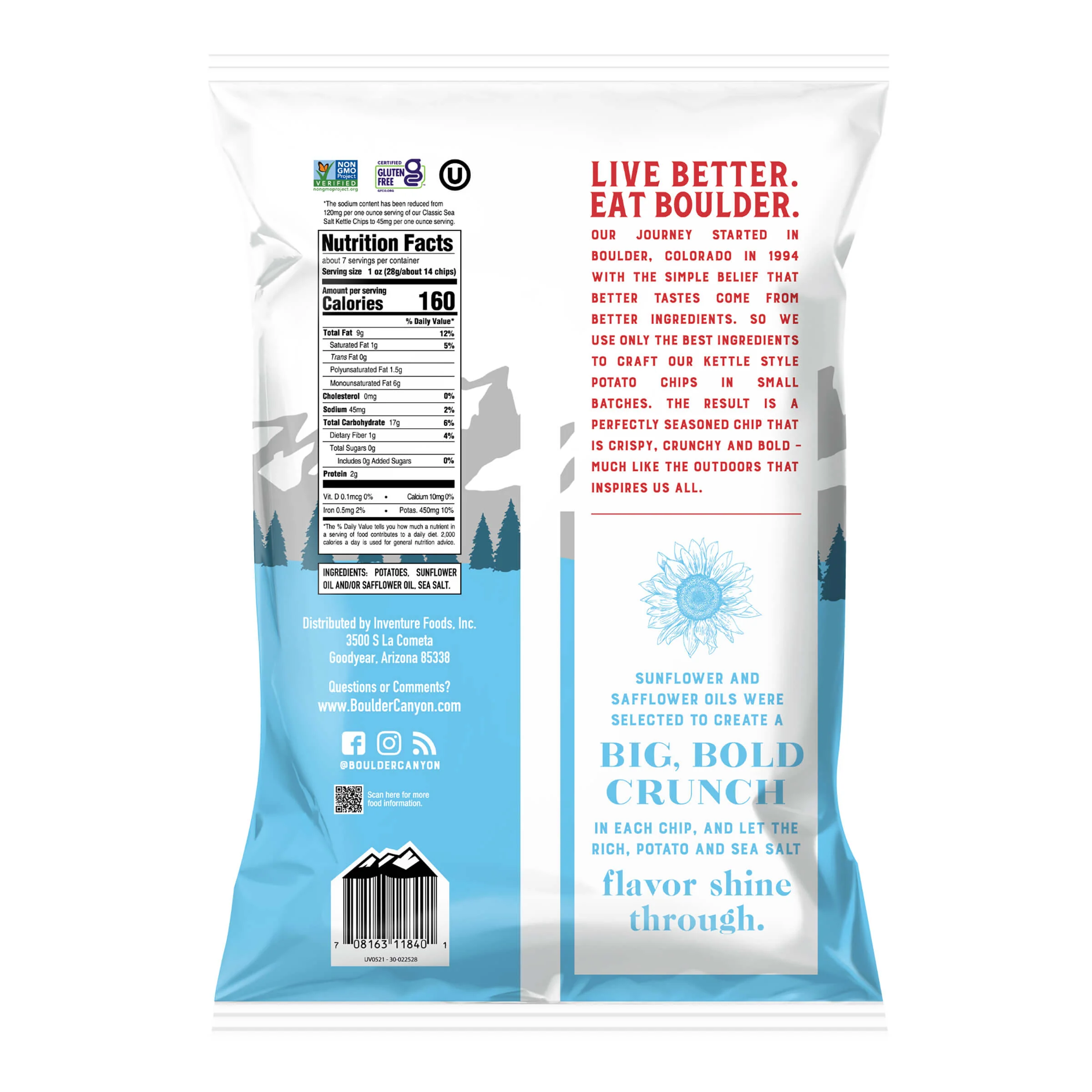 Boulder Canyon Kettle Potato Chips 60% Less Sodium - Image 6