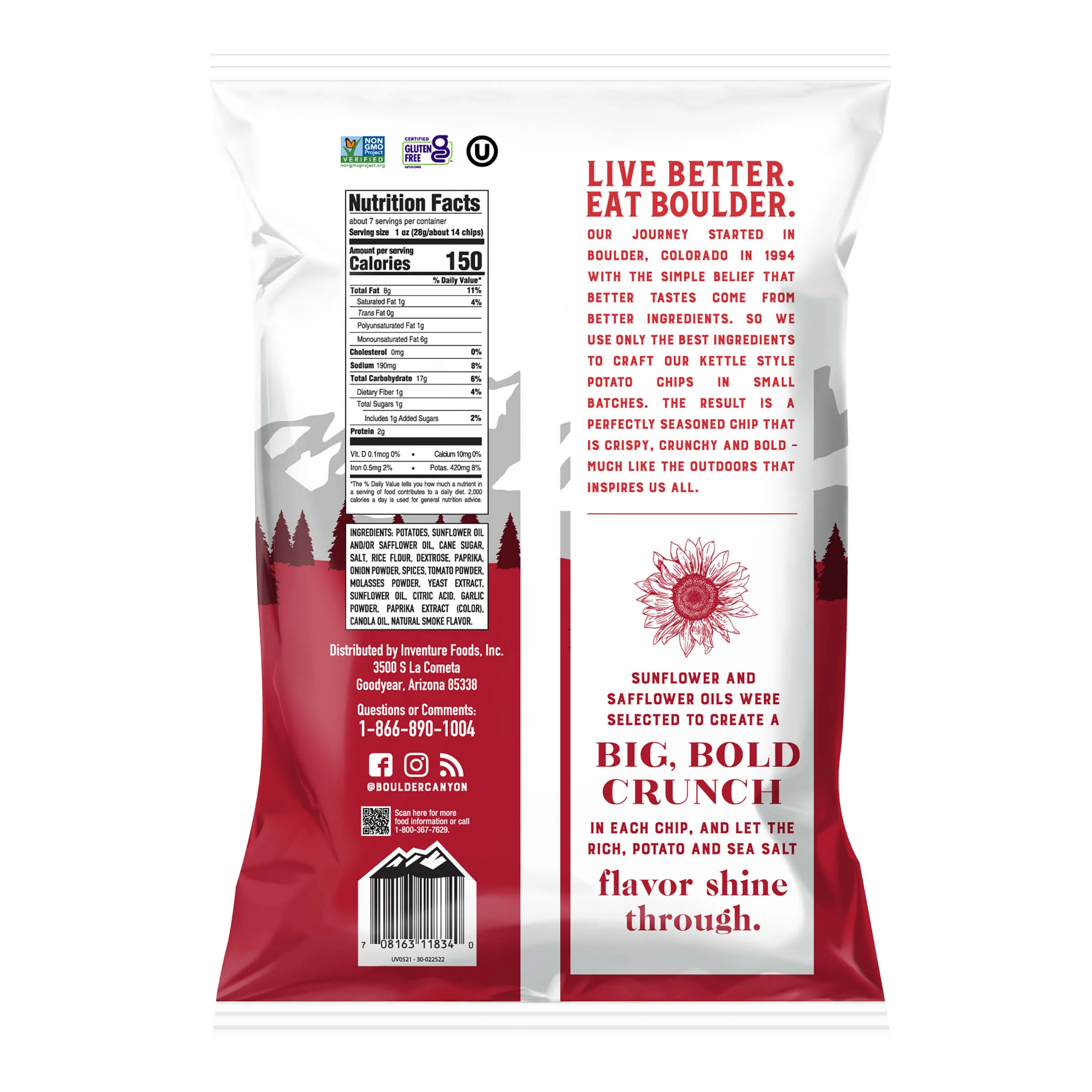 Boulder Canyon Kettle Potato Chips Hickory BBQ - Image 7