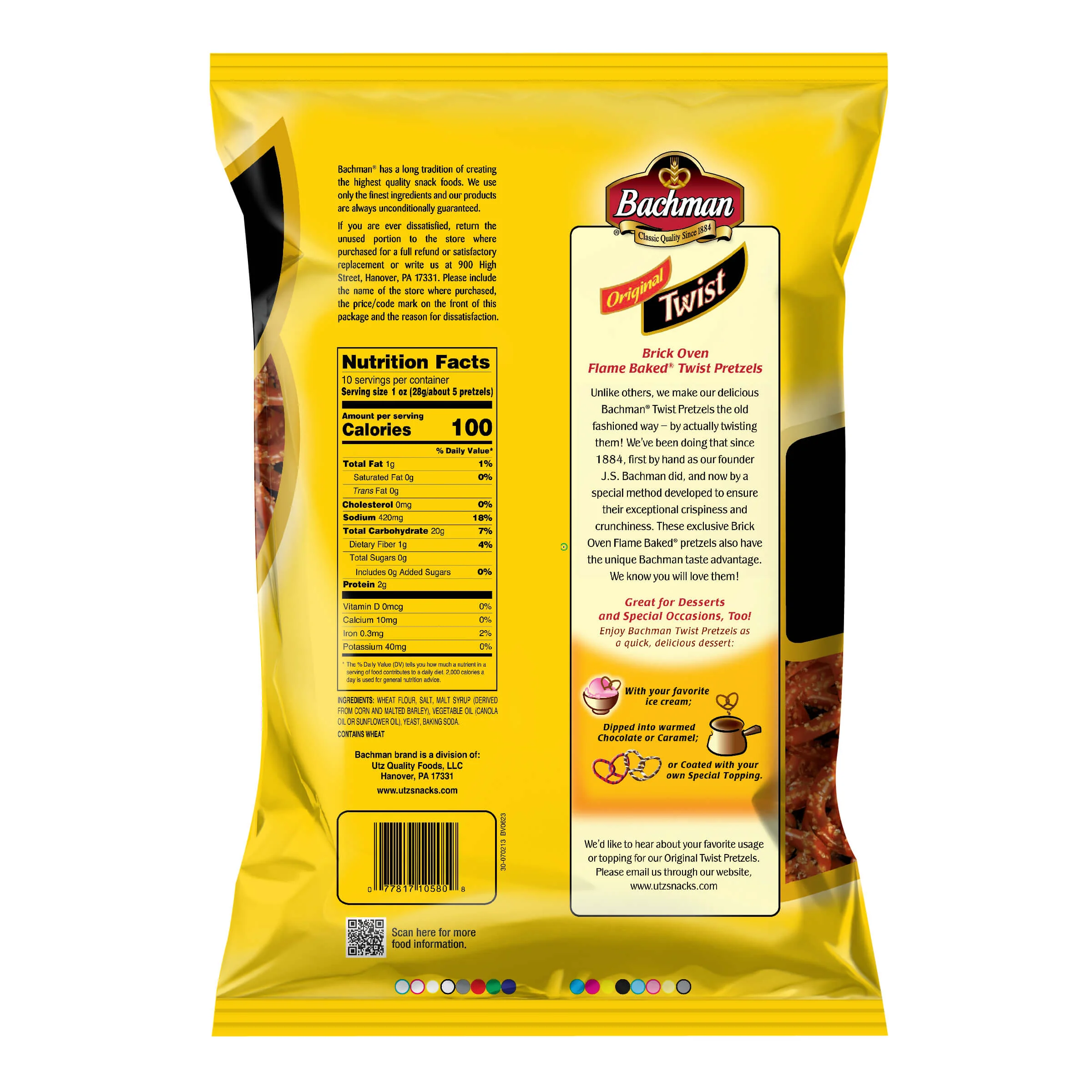 Bachman Original Twist Pretzels 10 oz - Image 3