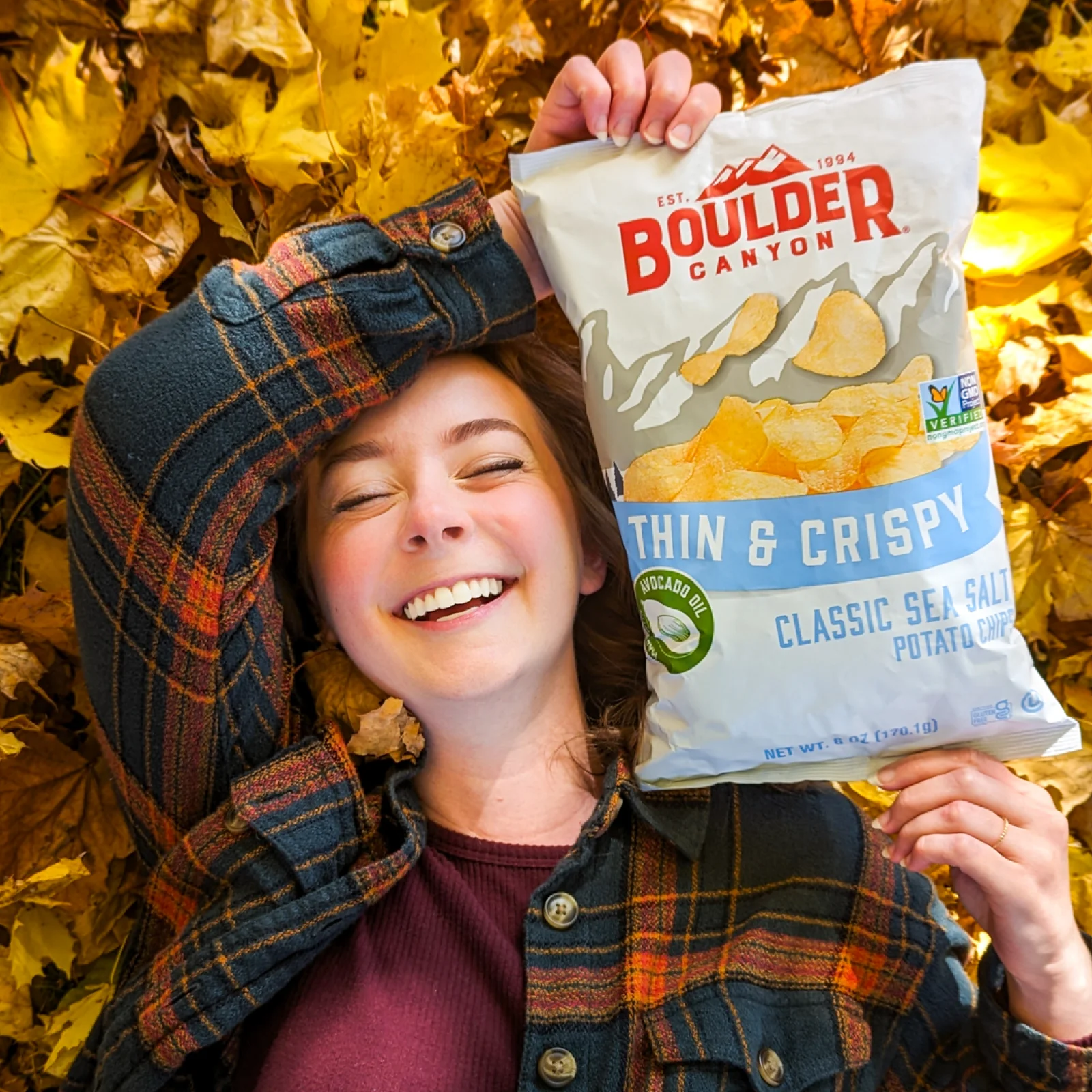 Boulder Canyon Potato Chips Thin & Crispy Avocado Oil Classic Sea Salt 6 oz - Image 6