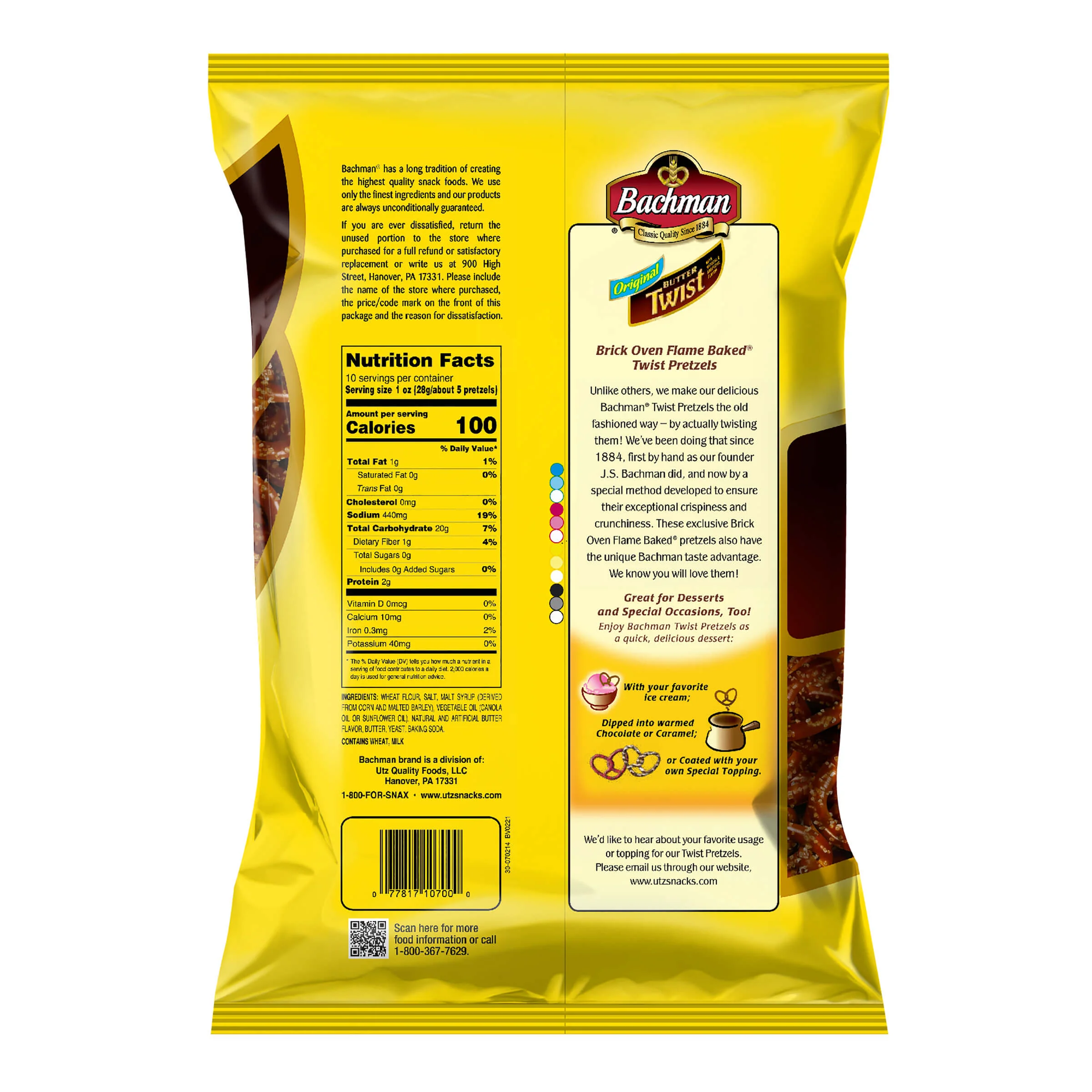 Bachman Butter Twist Pretzels 10 oz - Image 3