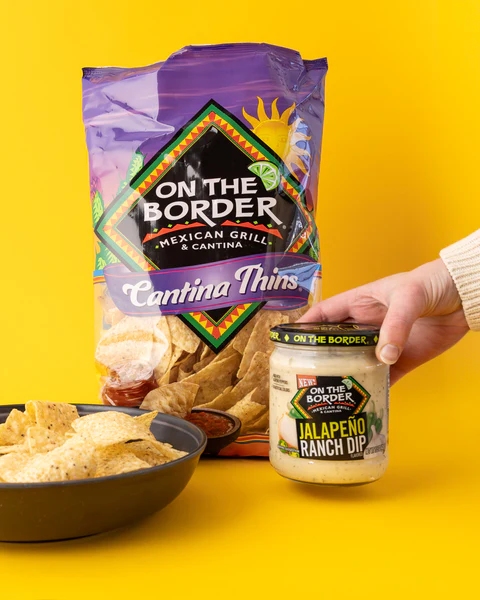 On The Border Tortilla Chips Cantina Thins 9.125 oz - Image 5