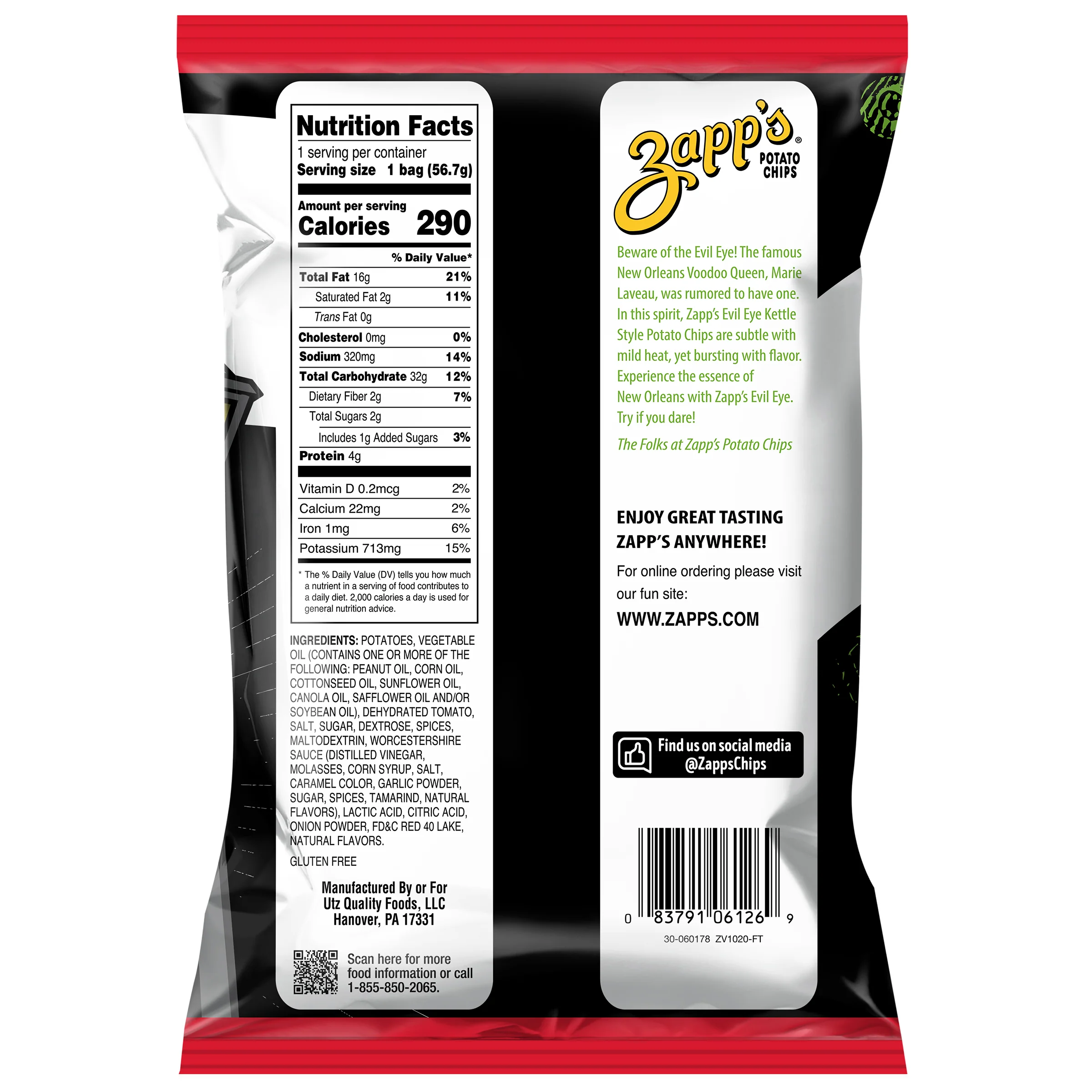 Zapp's Kettle Potato Chips Evil Eye 2 oz. - Image 6