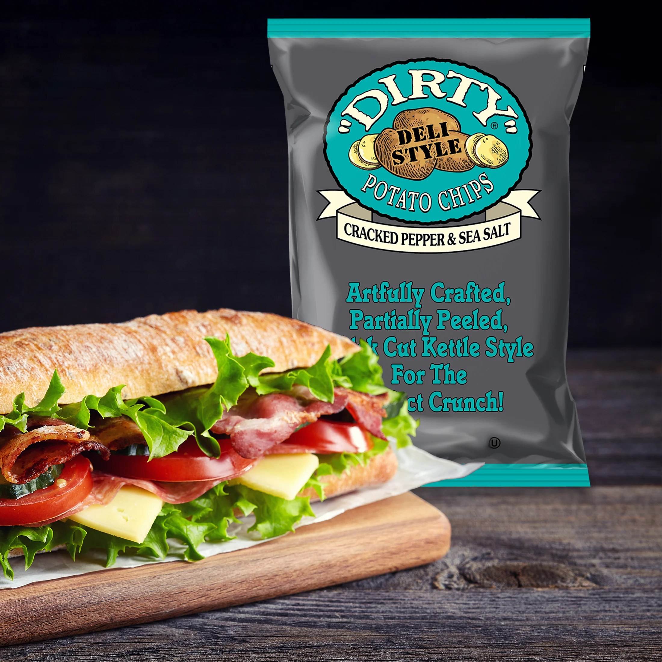 Dirty Kettle Style Potato Chips Cracked Pepper & Sea Salt - Image 4