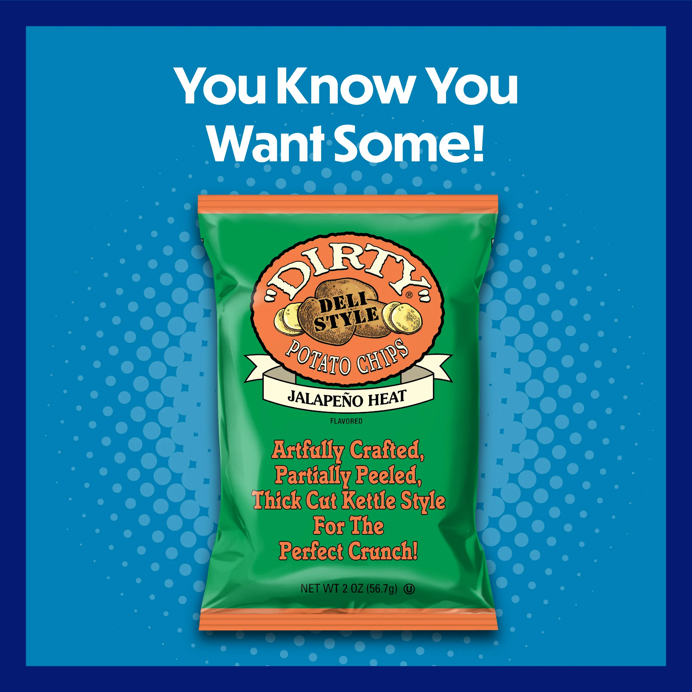 Dirty Kettle Style Potato Chips Jalapeno Heat 4.75 oz - Image 3