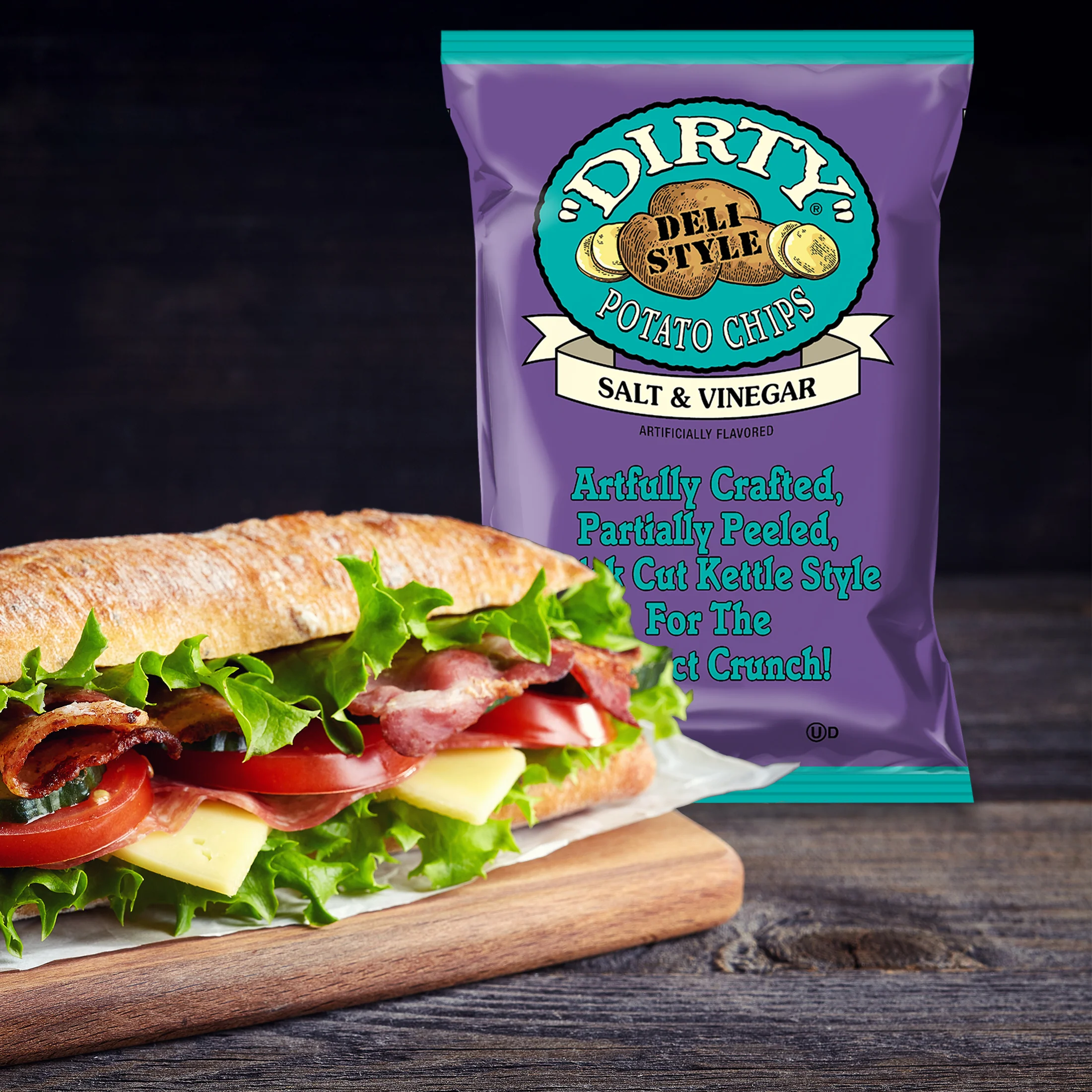 Dirty Kettle Style Potato Chips Salt & Vinegar - Image 3