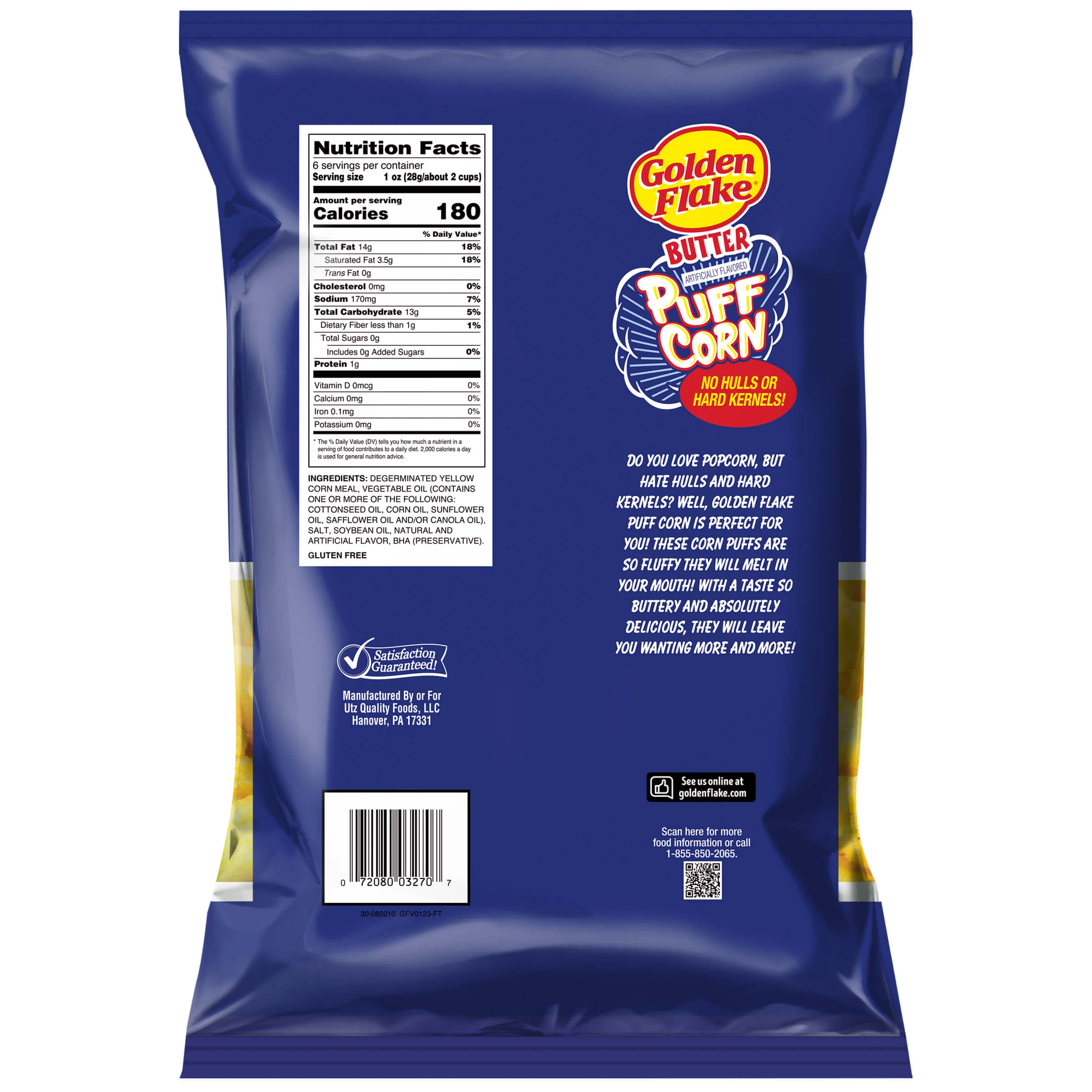 Golden Flake Butter Puff Corn 6 oz. - Image 3