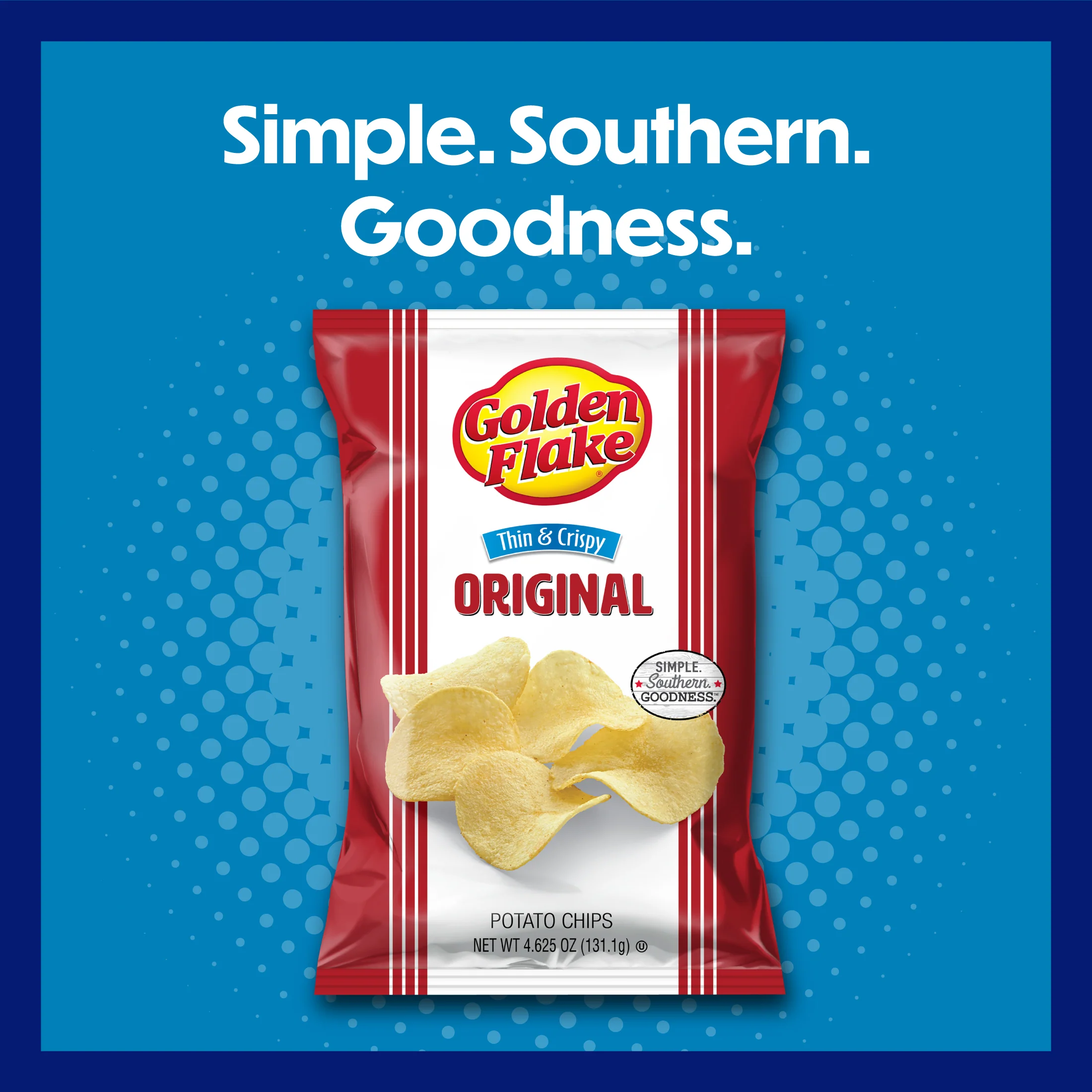 Golden Flake Potato Chips Thin & Crispy Original - Image 4