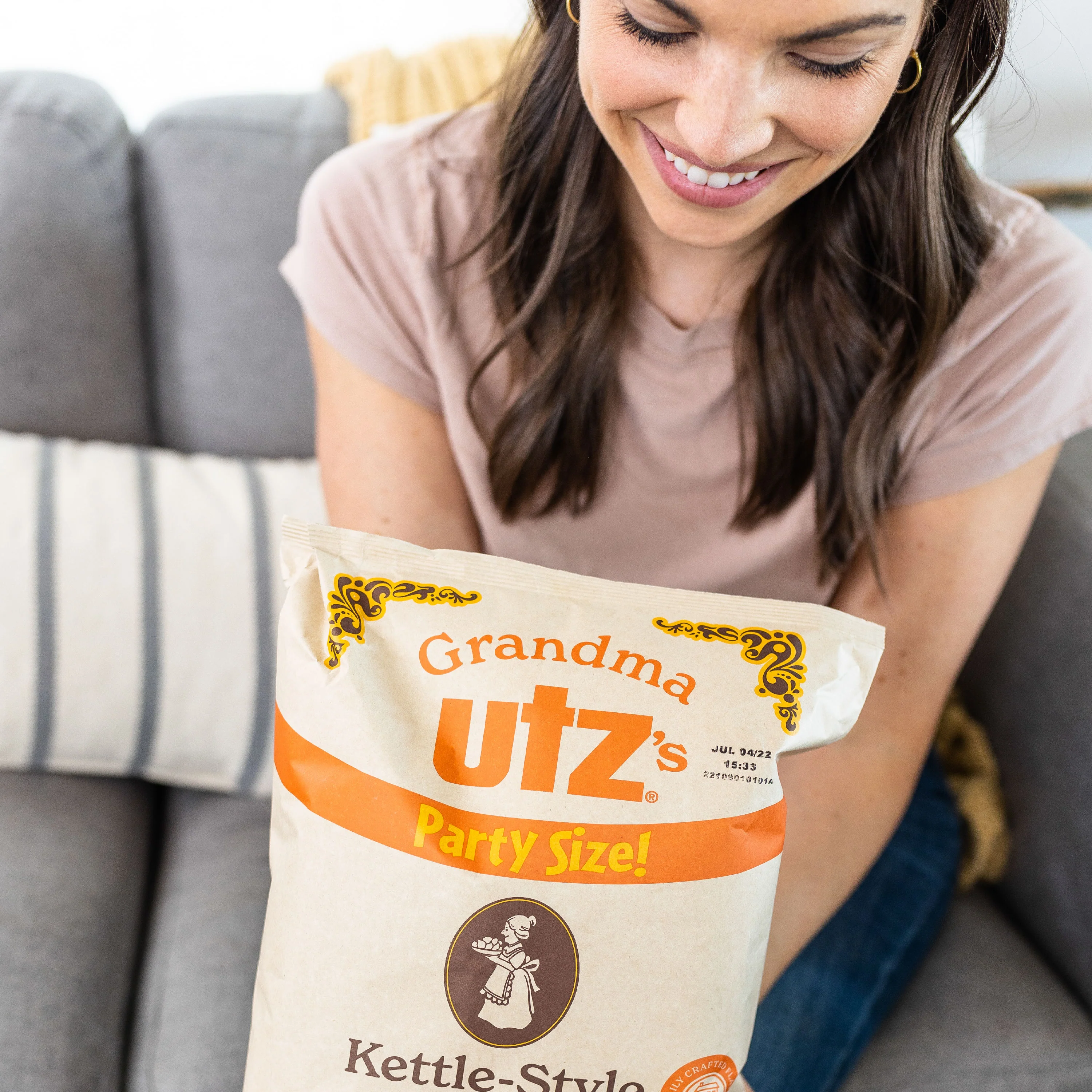 Grandma Utz Kettle-Style Potato Chips Regular - Image 3