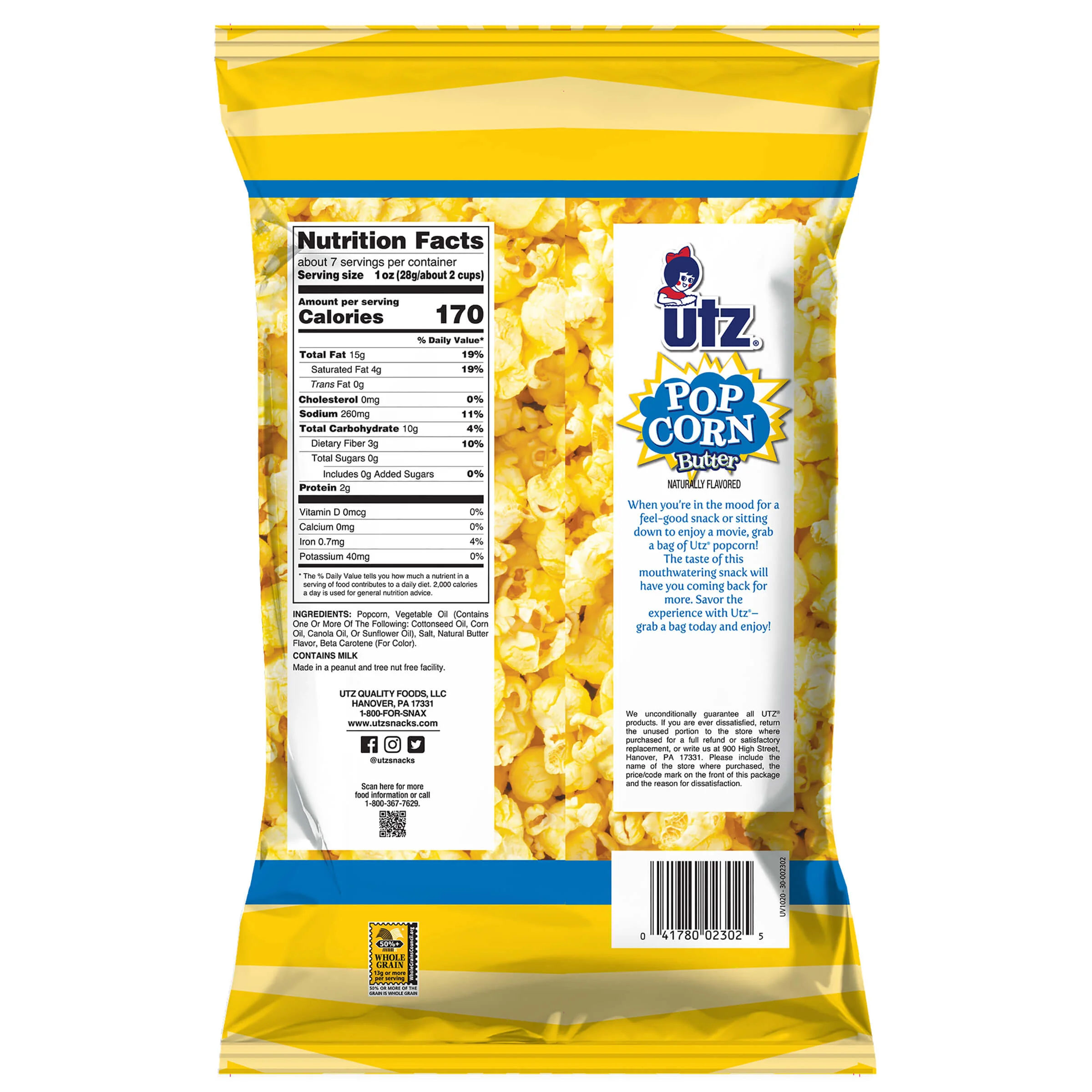 Utz Popcorn Butter 6.5 oz - Image 4