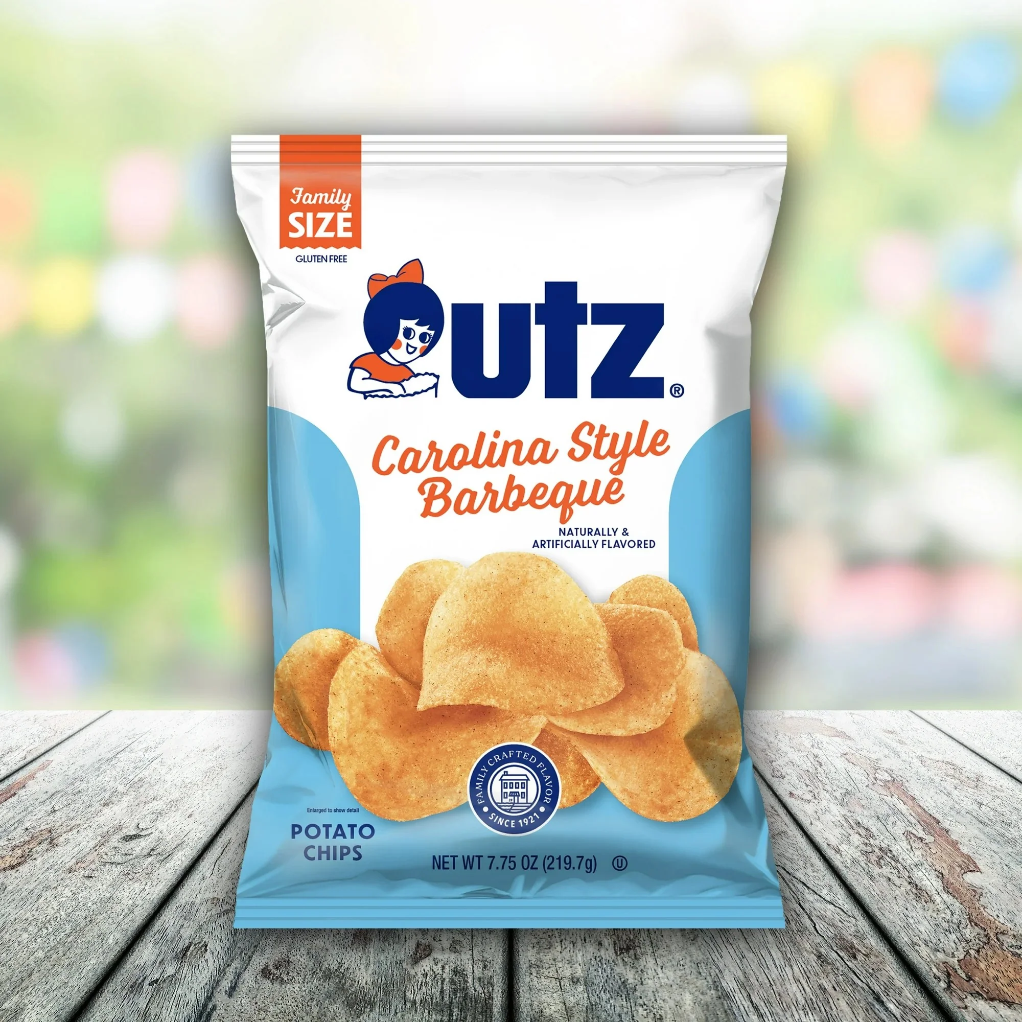 Utz Potato Chips Carolina Barbeque 7.75 oz - Image 2