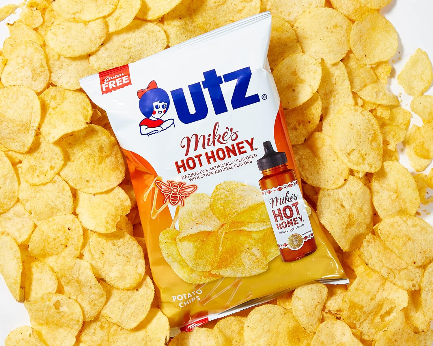 Utz Potato Chips Mike's Hot Honey - Image 3