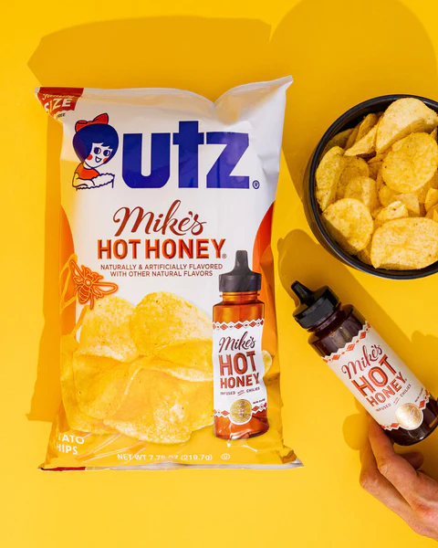 Utz Potato Chips Mike's Hot Honey 7.75 oz - Image 3