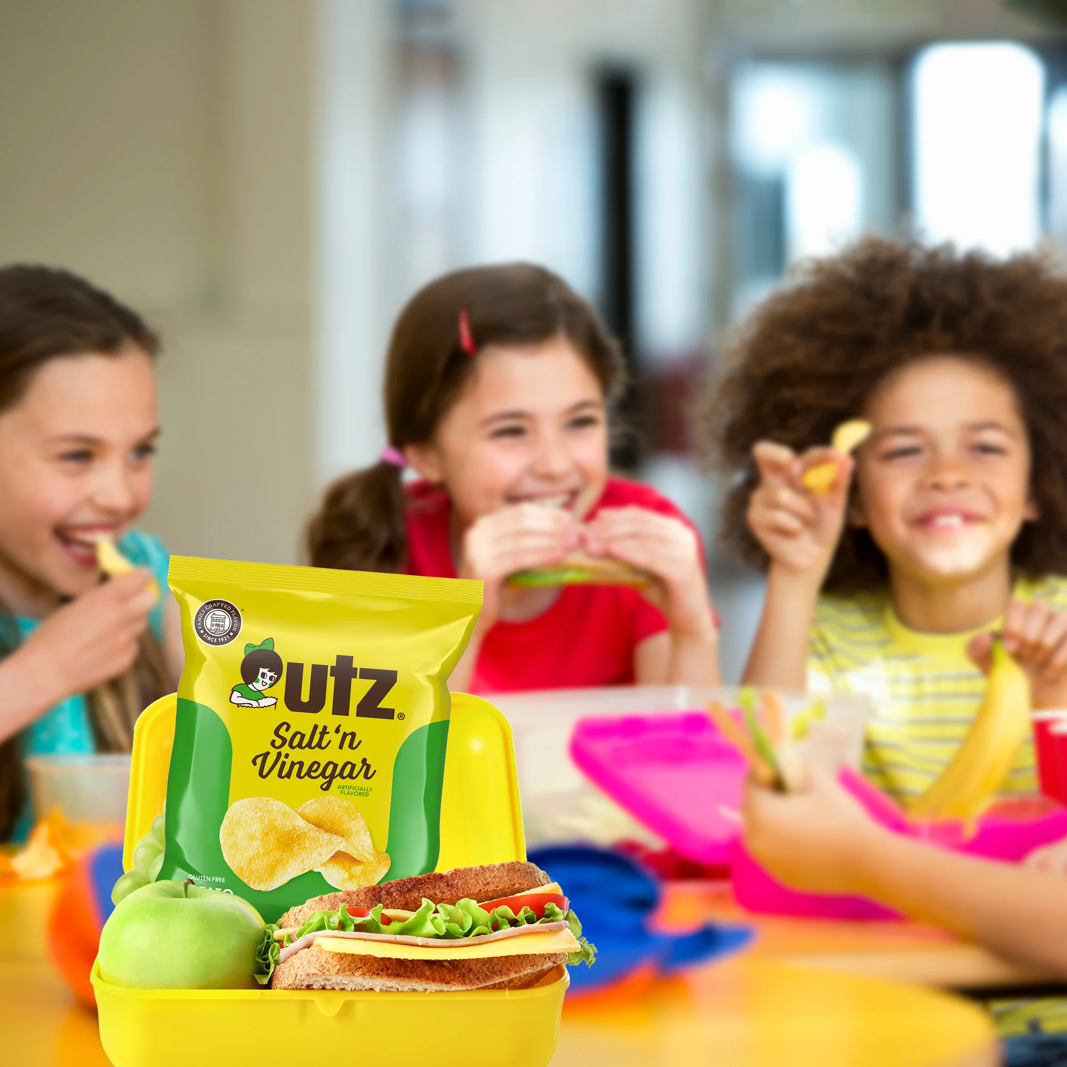 Utz Potato Chips Salt & Vinegar 1 oz. - Image 3