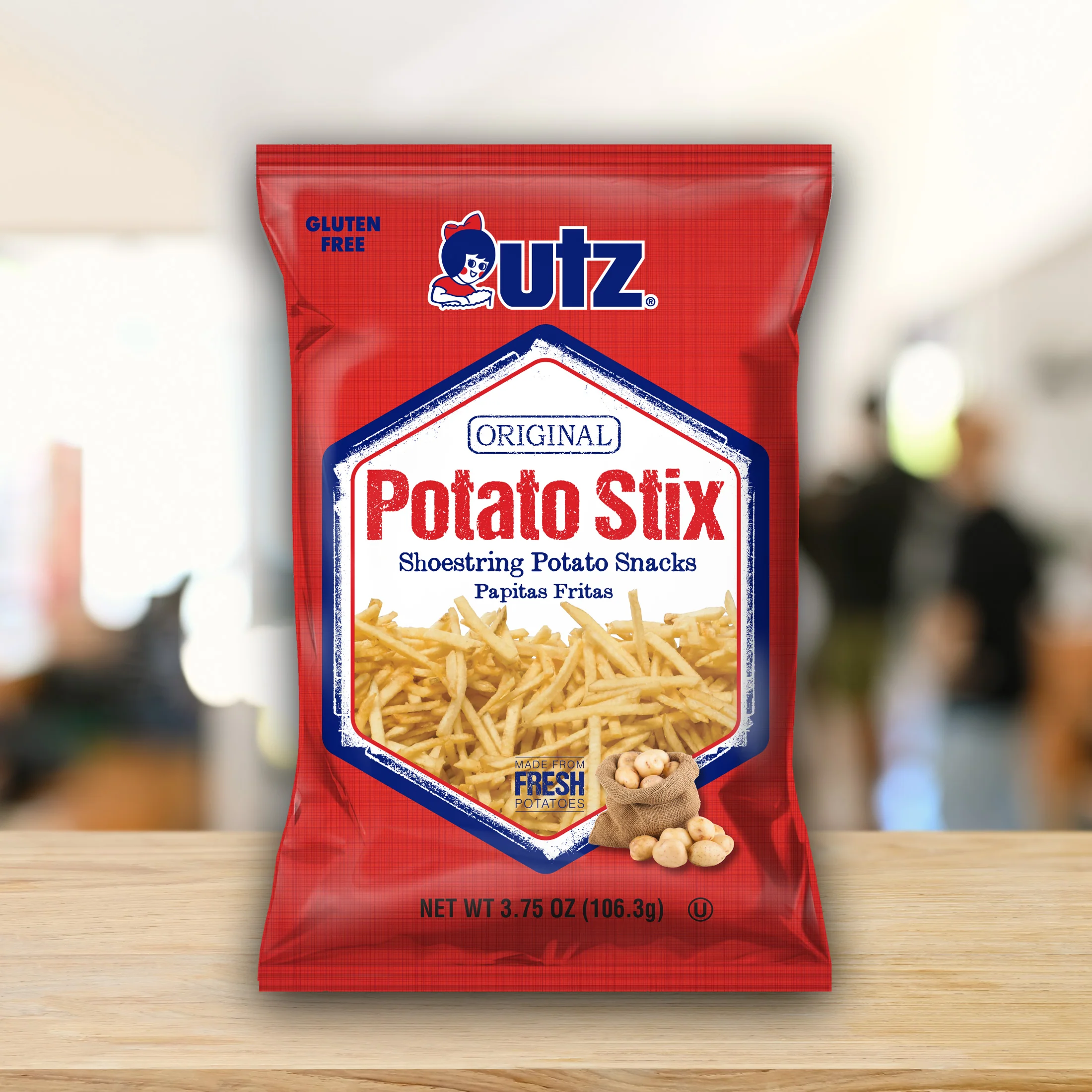 Utz Potato Stix Original 3.75 oz. - Image 3