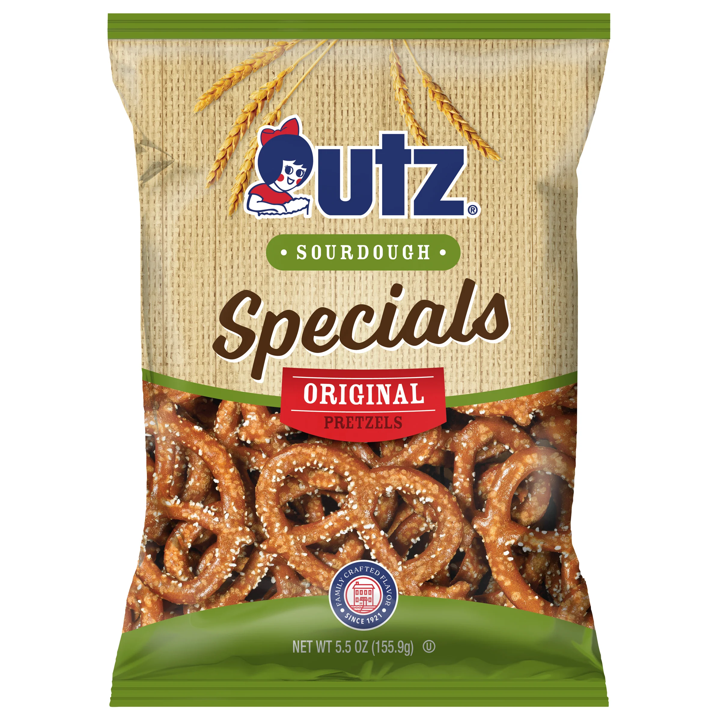 Utz Pretzels, Sourdough Specials Original 5.5 oz.