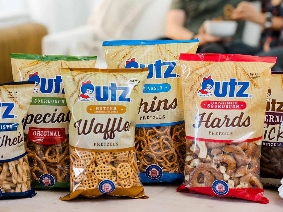 Utz Pretzels Butter Waffles 16 oz - Image 2