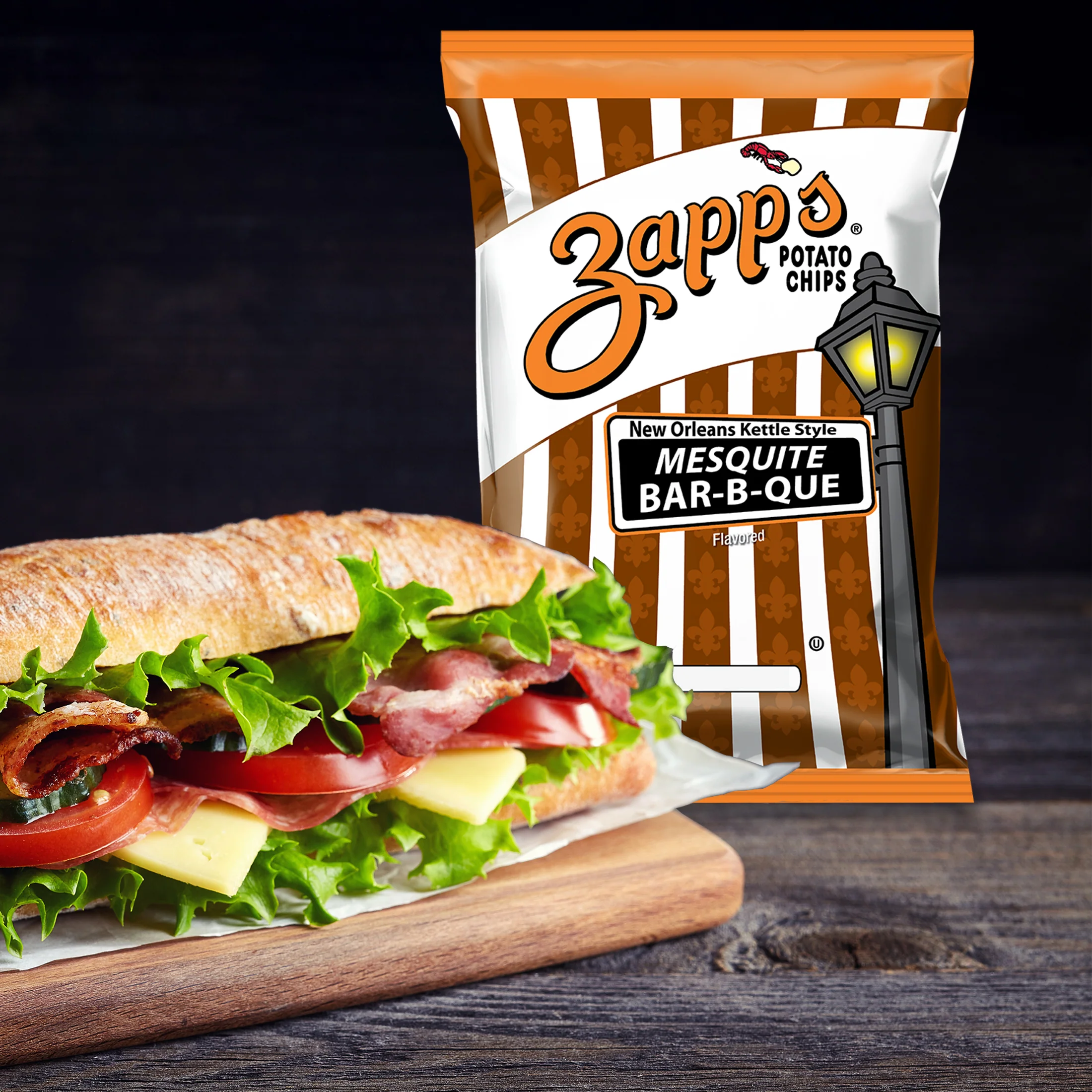 Zapp's Kettle Potato Chips Mesquite BBQ 2 oz. - Image 3