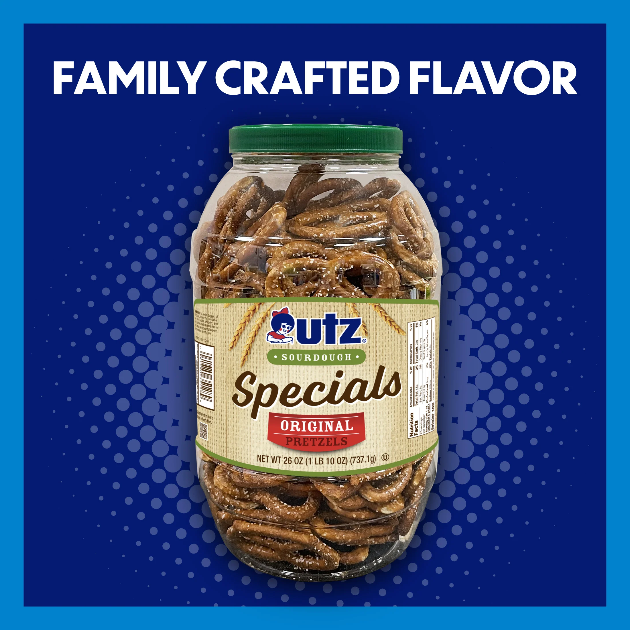 Utz Sourdough Specials Original Pretzels Barrel - Image 5