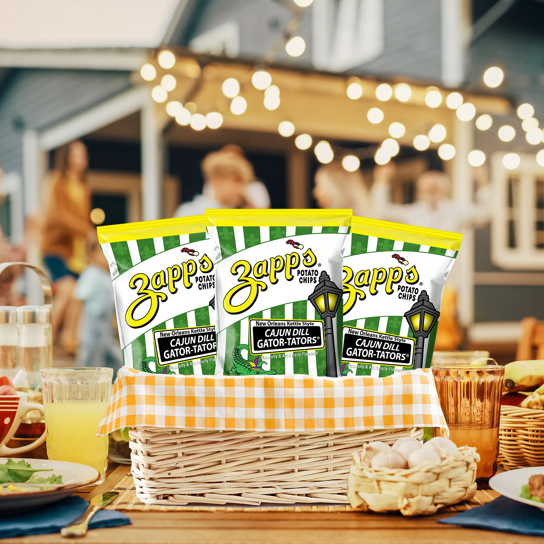 Zapp's Kettle Potato Chips Cajun Dill Gator-tator - Image 9