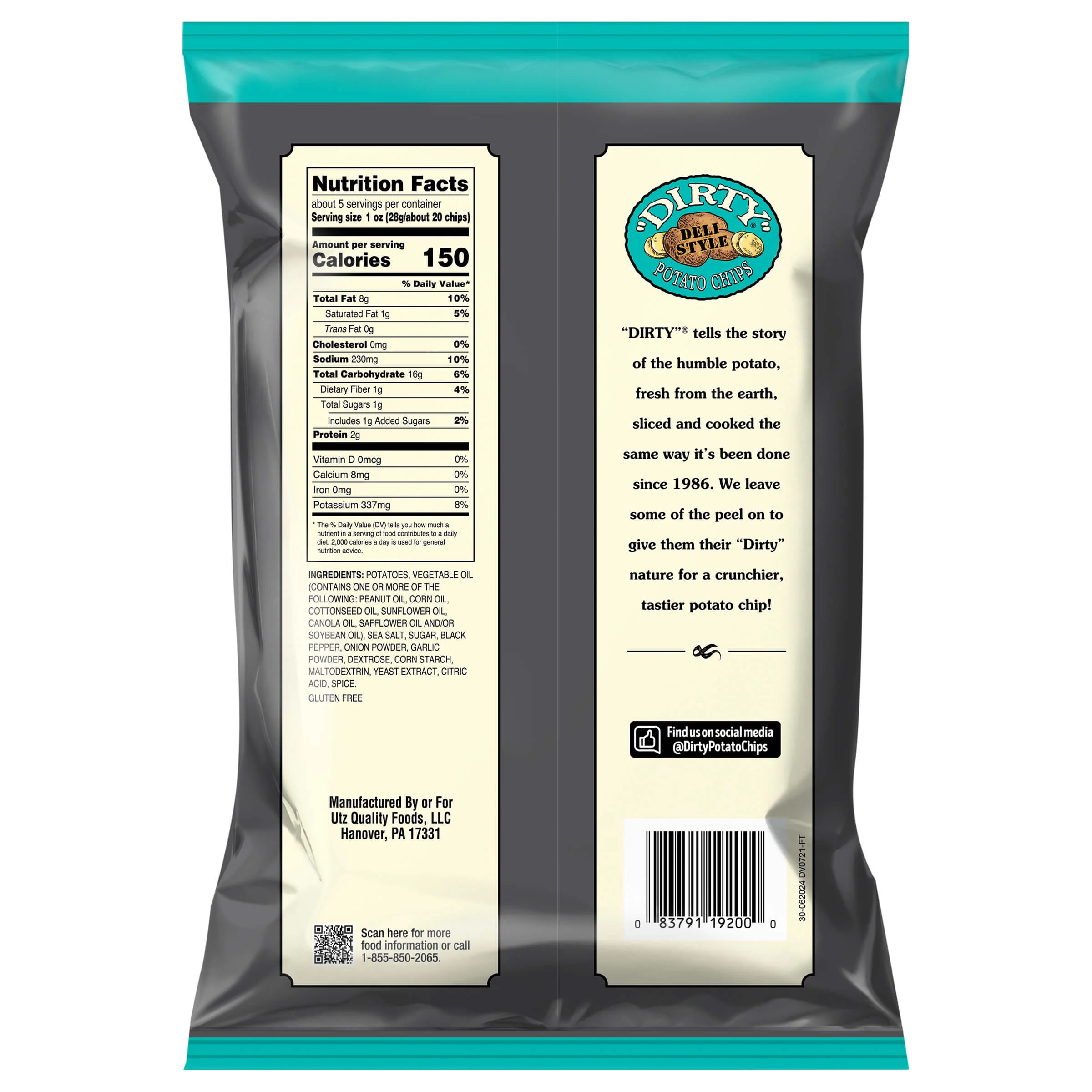 Dirty Kettle Style Potato Chips Cracked Pepper & Sea Salt - Image 6