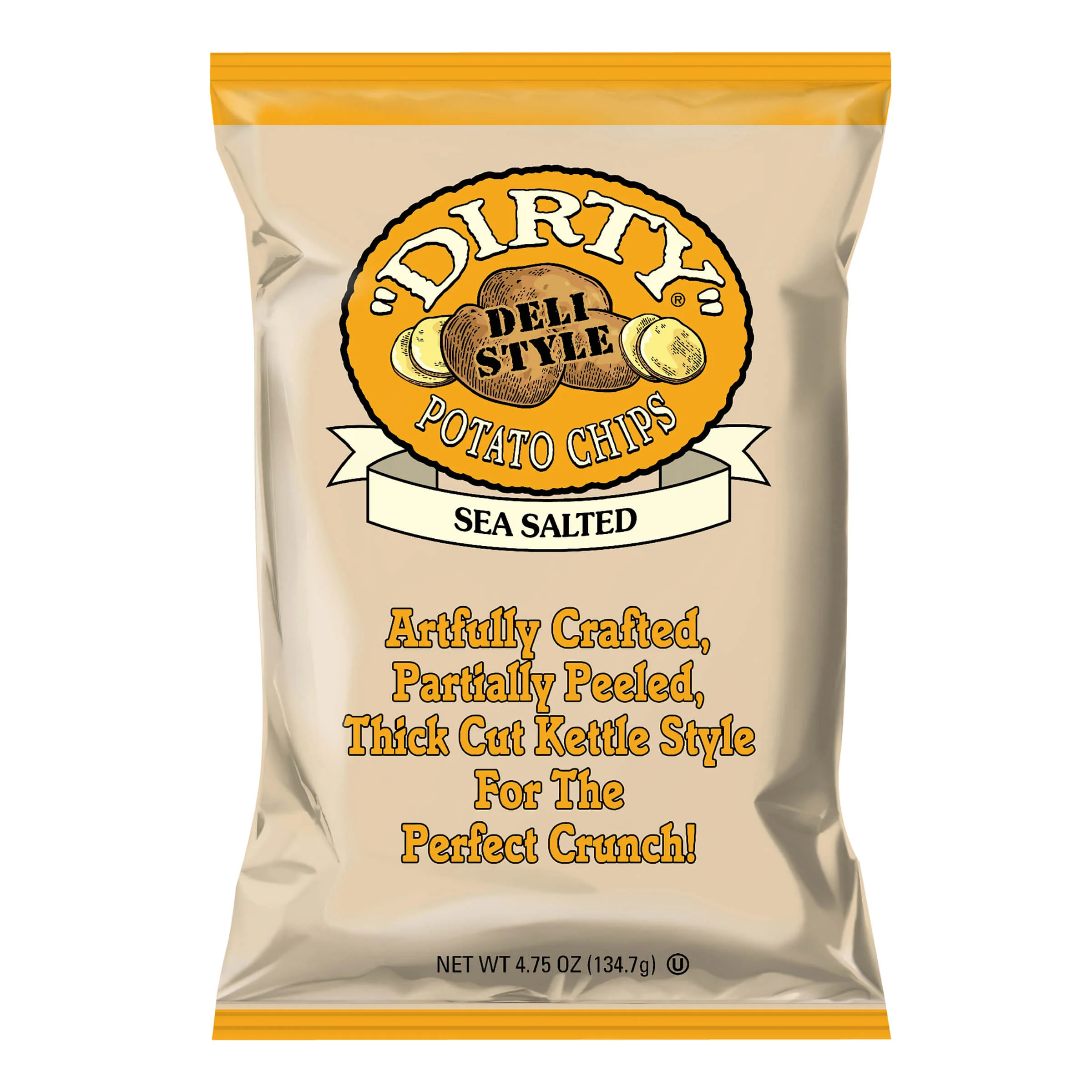 Dirty Kettle Style Potato Chips Sea Salted 4.75 oz