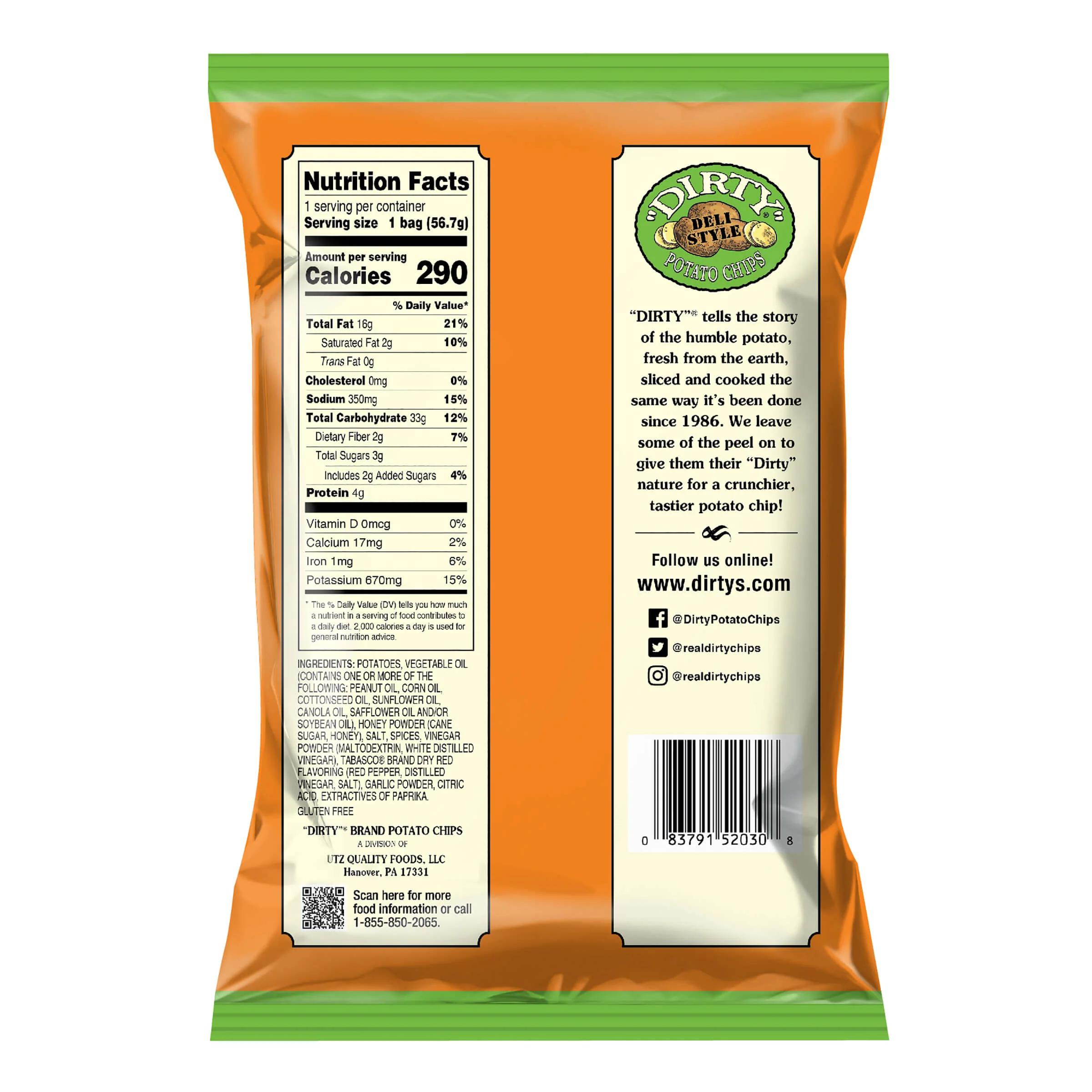 Dirty Kettle Style Potato Chips Sriracha & Honey - Image 5