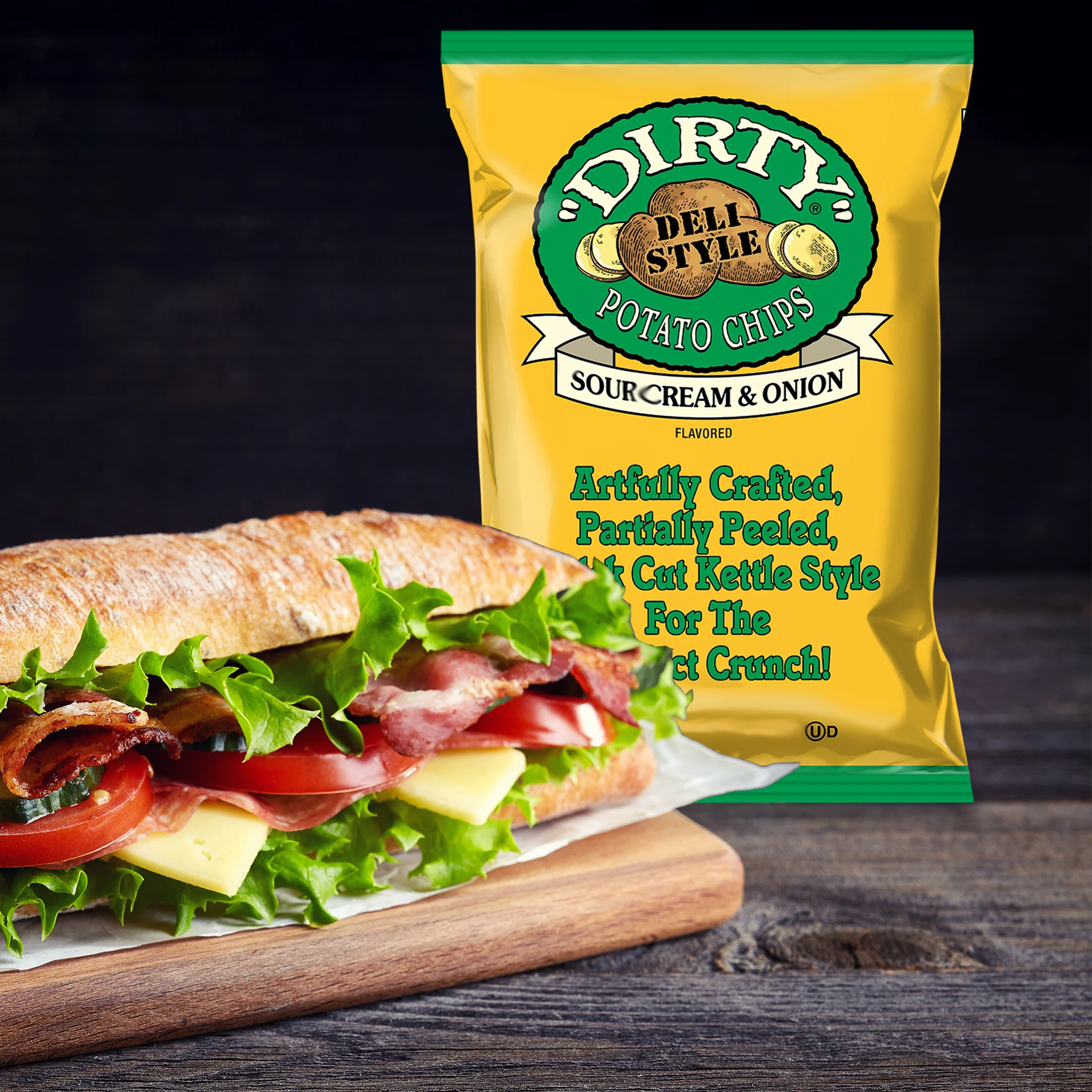 Dirty Kettle Style Potato Chips Sour Cream & Onion - Image 6