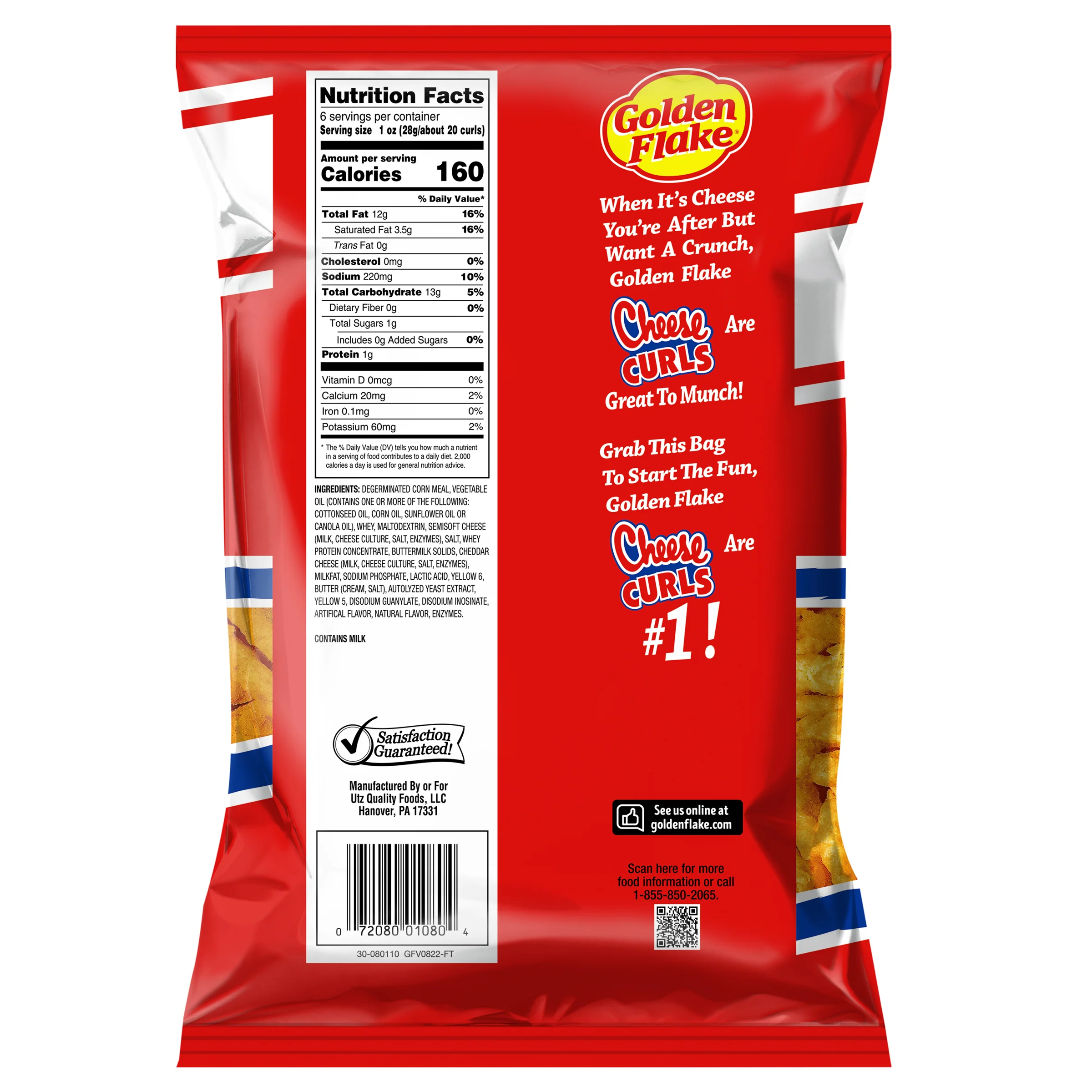 Golden Flake Cheese Curls – Crisp & Crunchy Southern Cheese Snack - Image 4