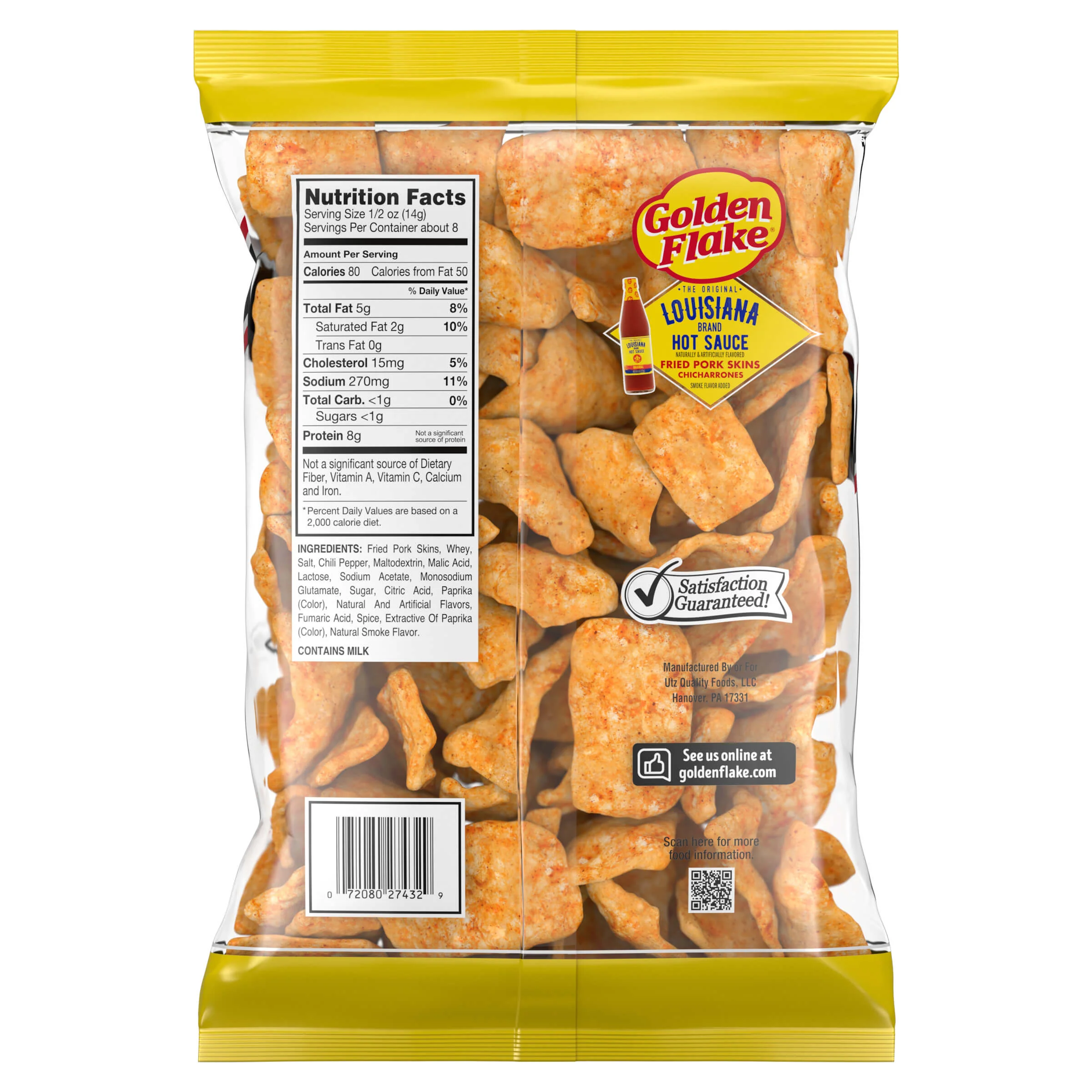 Golden Flake Pork Skins Louisiana Hot Sauce - Image 5