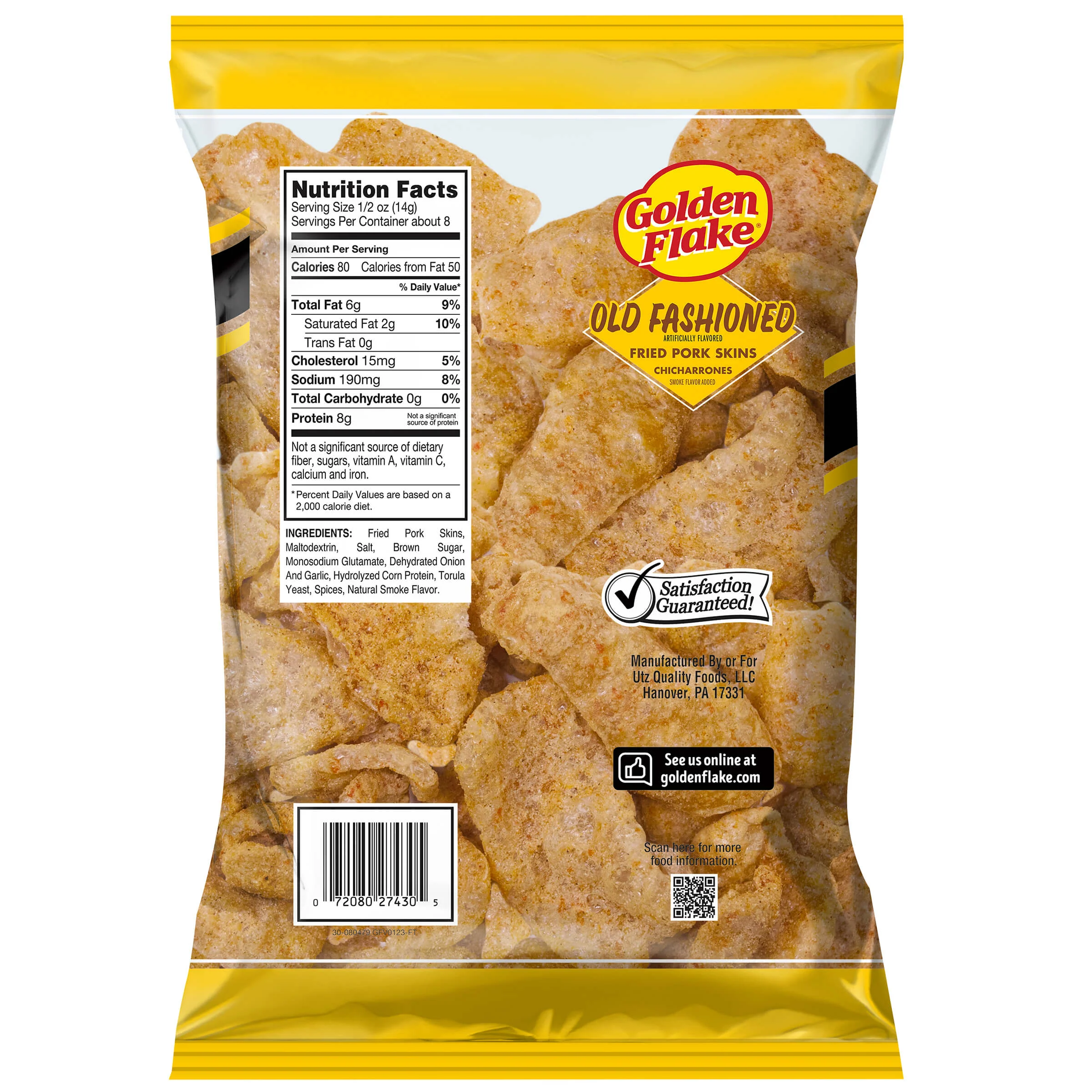 Golden Flake Pork Skins Old Fashioned Original - Image 6