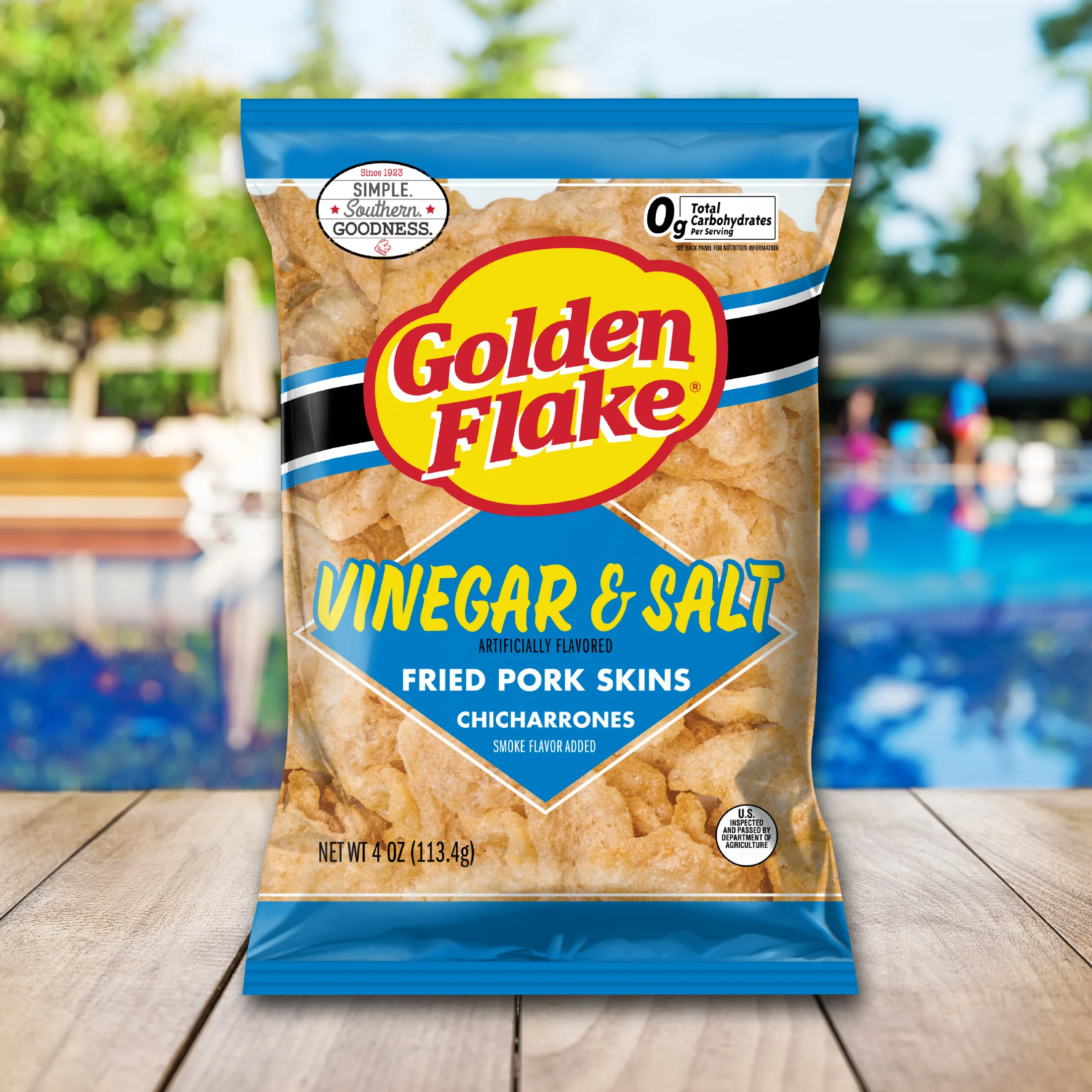Golden Flake Pork Skins/Rinds Salt & Vinegar - Image 4