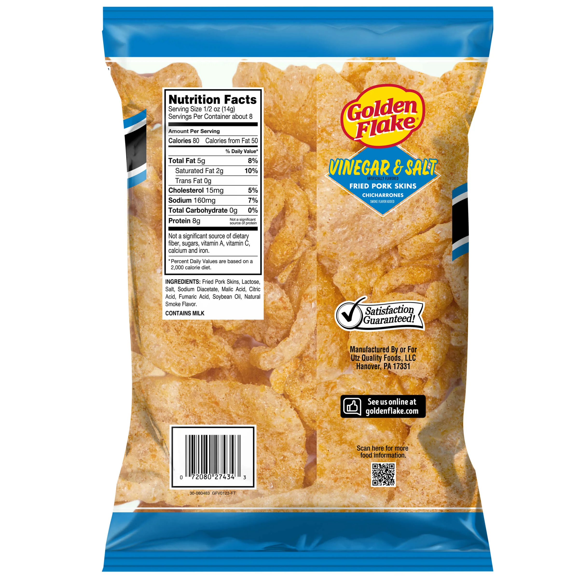 Golden Flake Pork Skins/Rinds Salt & Vinegar - Image 5