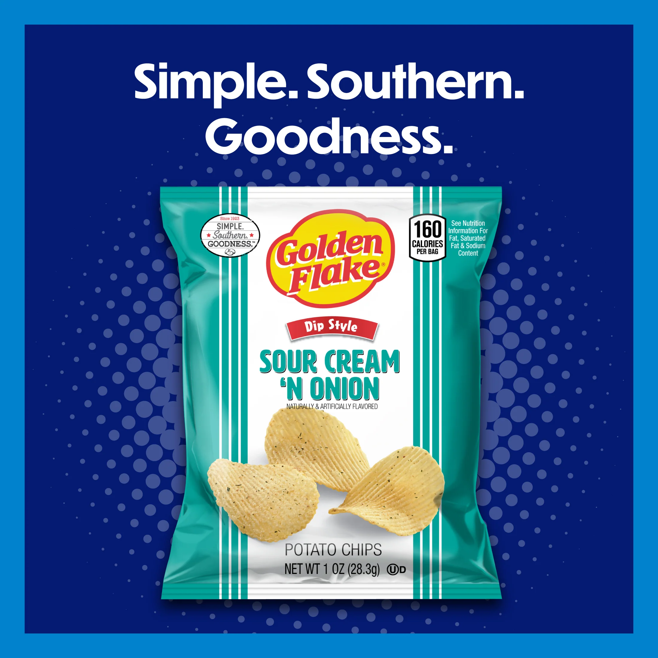 Golden Flake Potato Chips Dip Style Sour Cream & Onion - Image 4