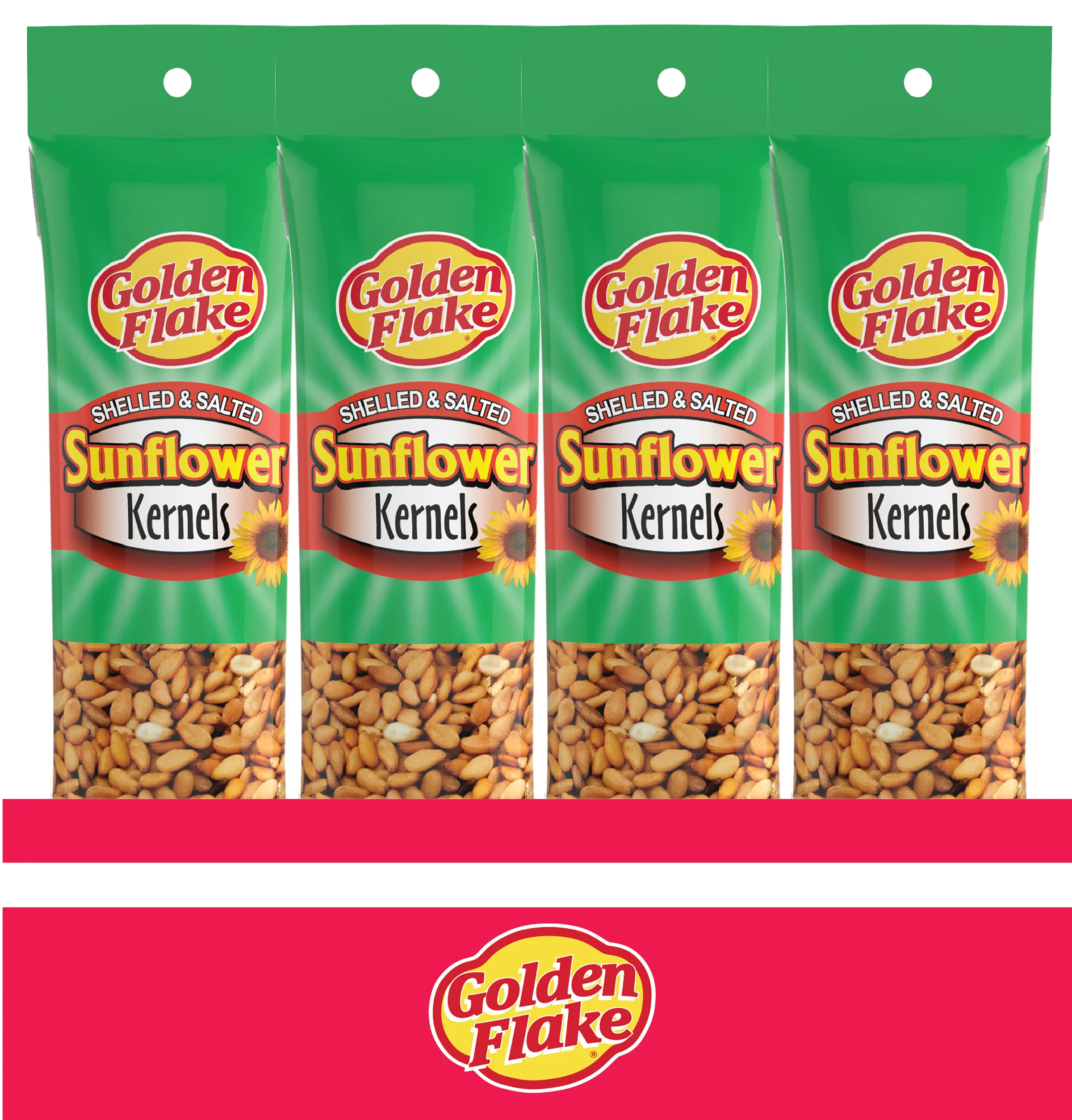 Golden Flake Shelled & Salted Sunflower Kernels (2.25oz Bags) - Image 3
