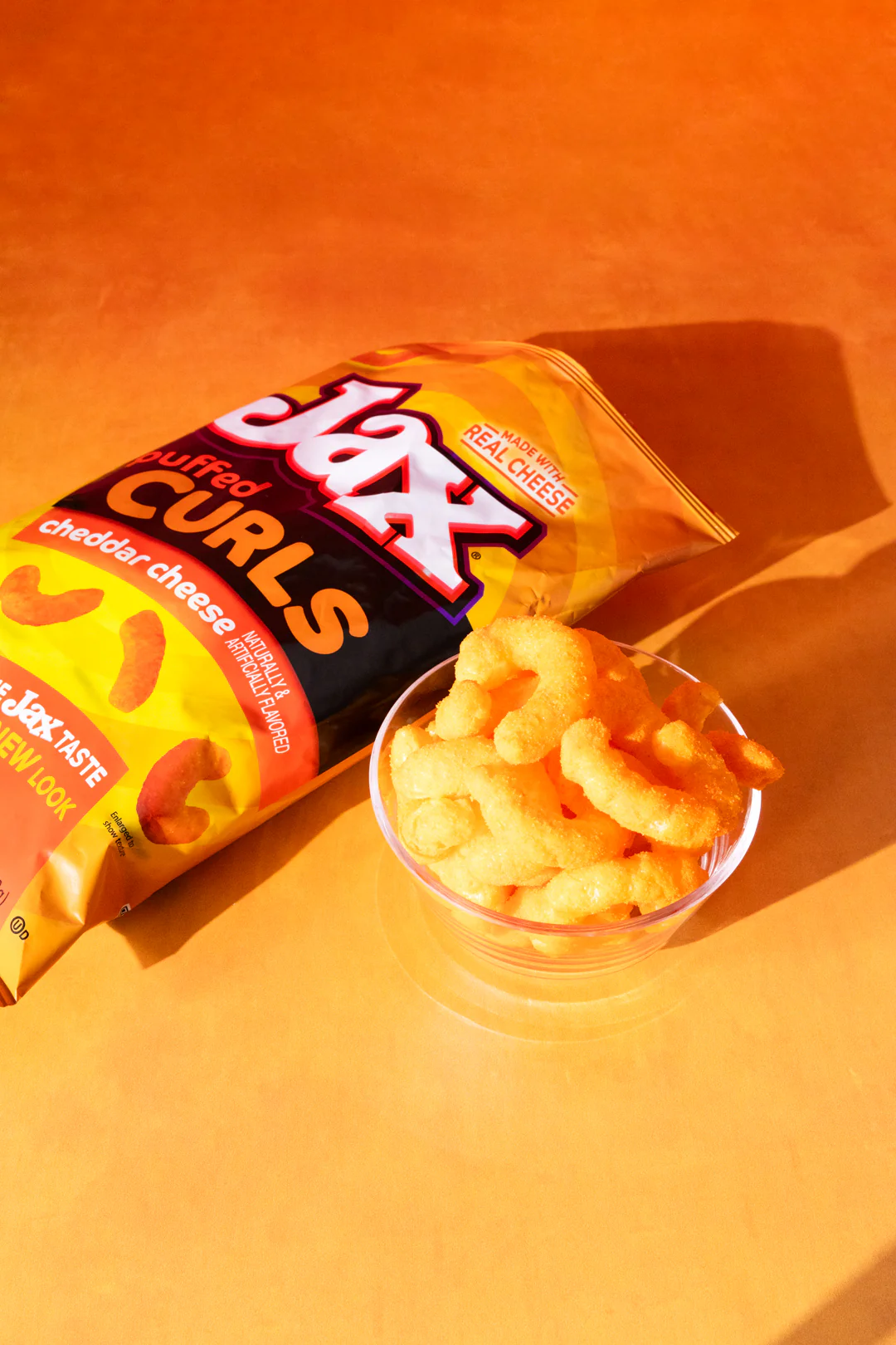Jax Puffed Curls, Cheddar Cheese - Image 4