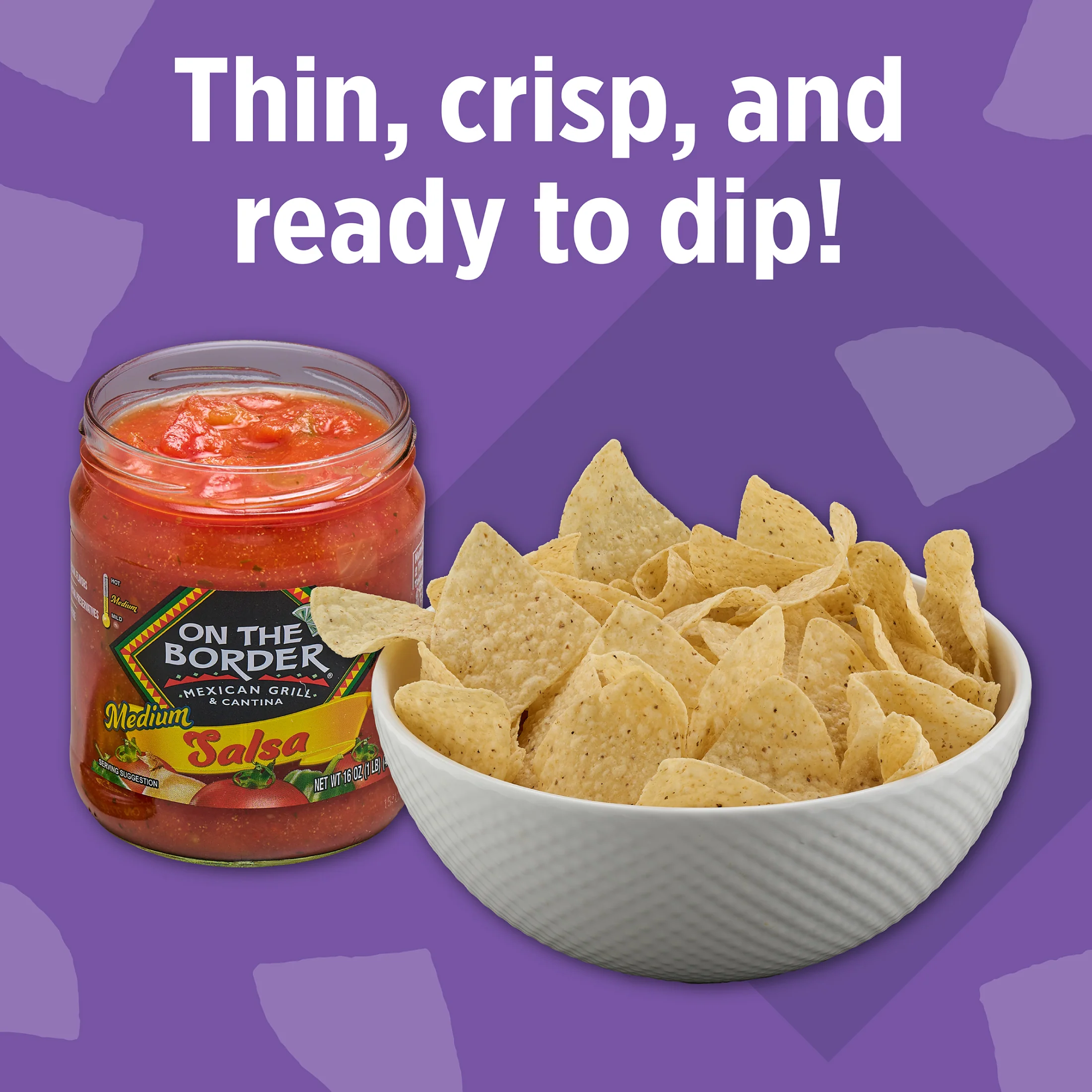 On The Border Cantina Thins Tortilla Chips - Image 3