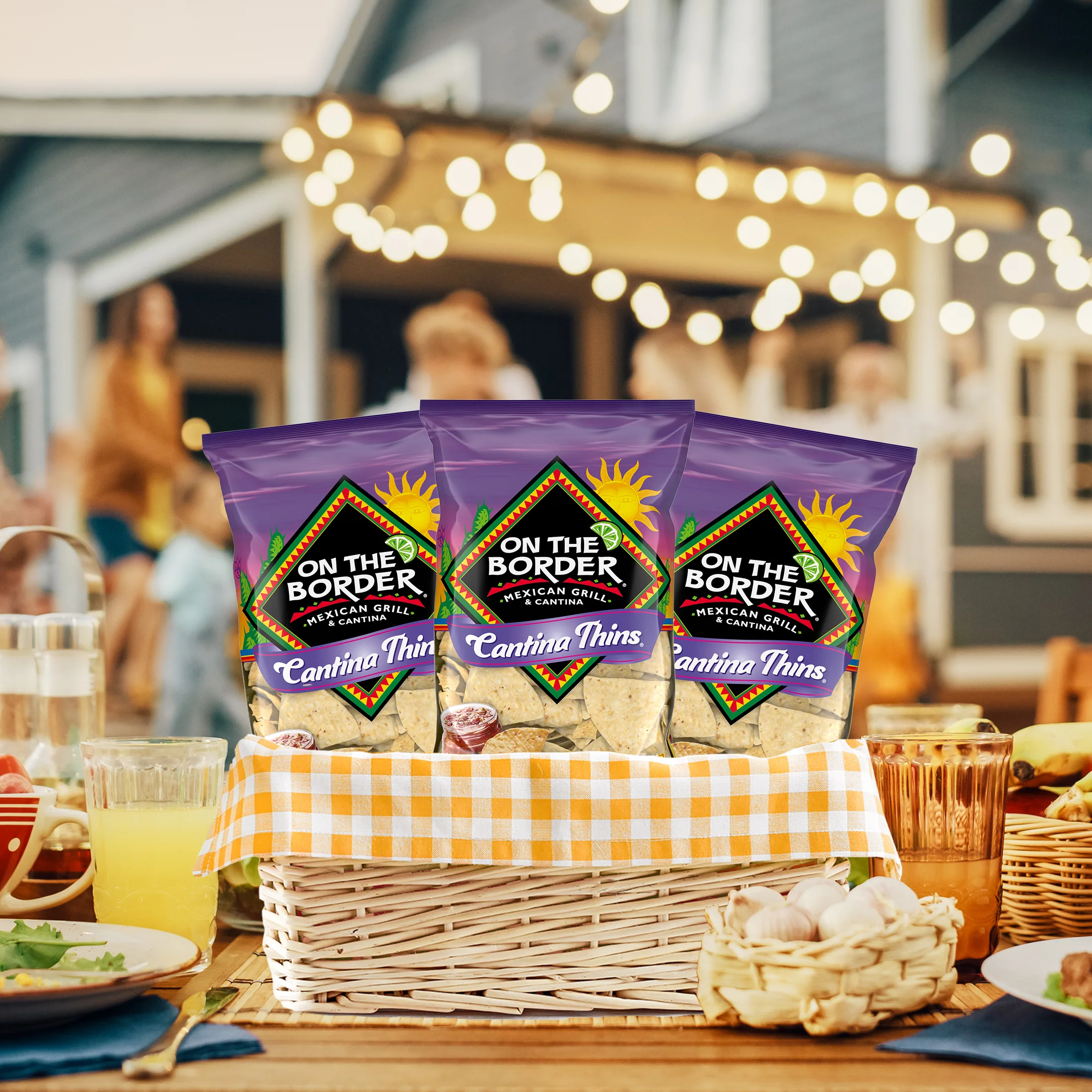 On The Border Cantina Thins Tortilla Chips - Image 6