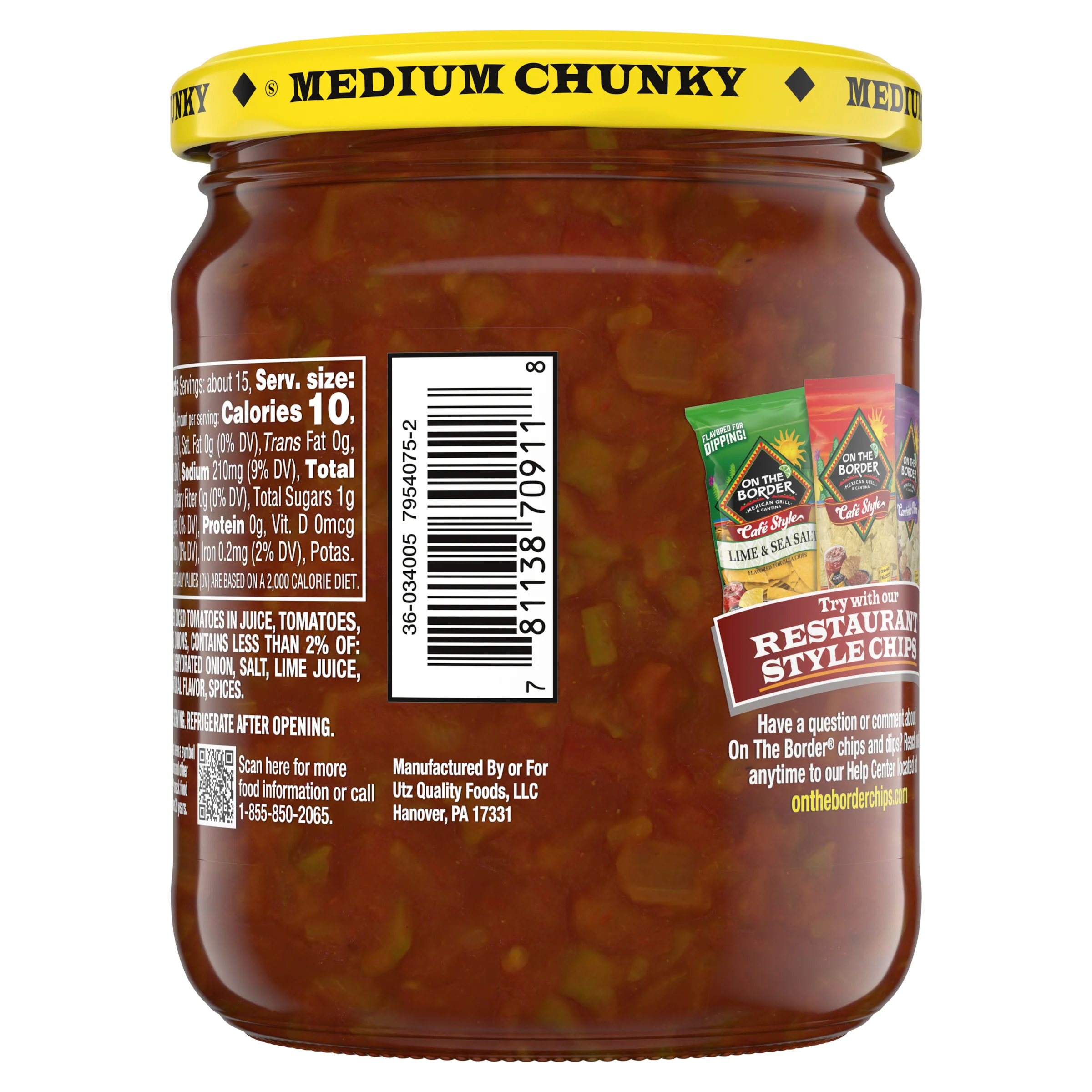 On The Border Salsa Chunky Medium - Image 7