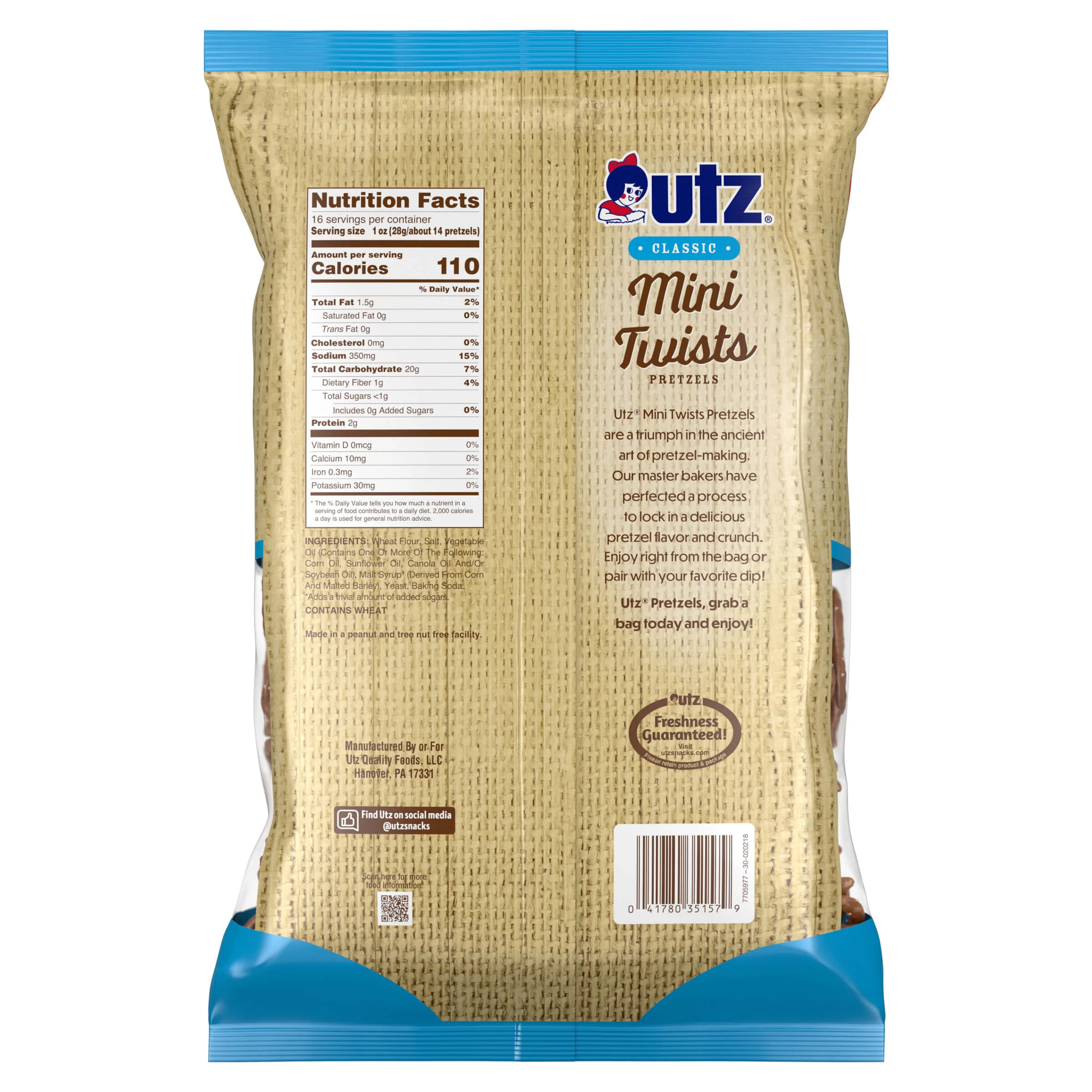 Utz Mini Twists Pretzels (Penn State Edition) - Image 4