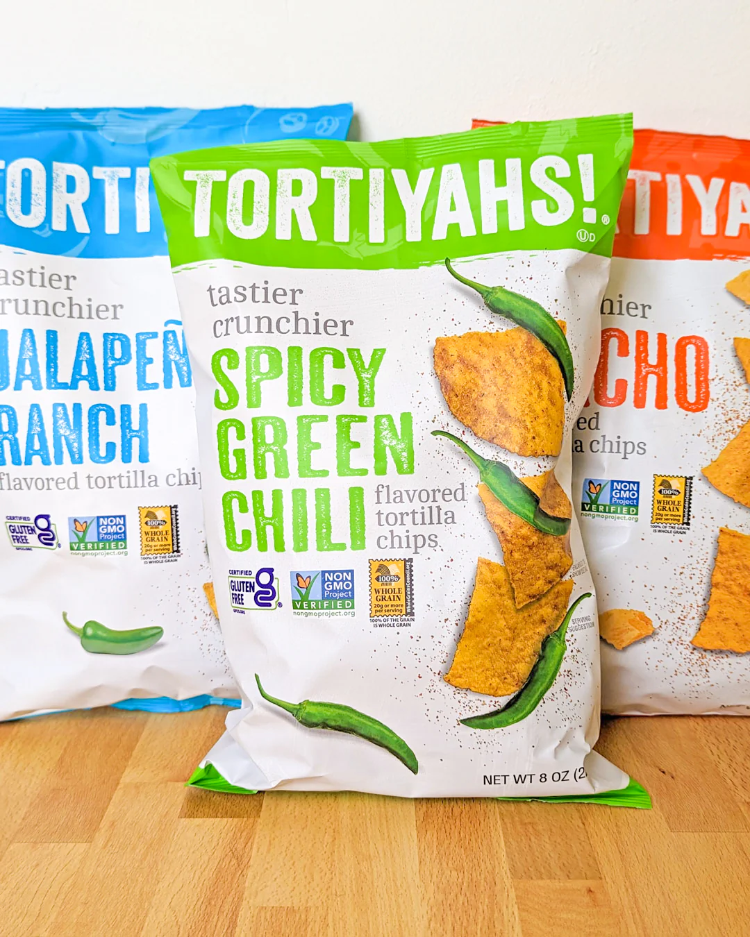 TORTIYAHS!® Spicy Green Chili Tortilla Chips - Image 3