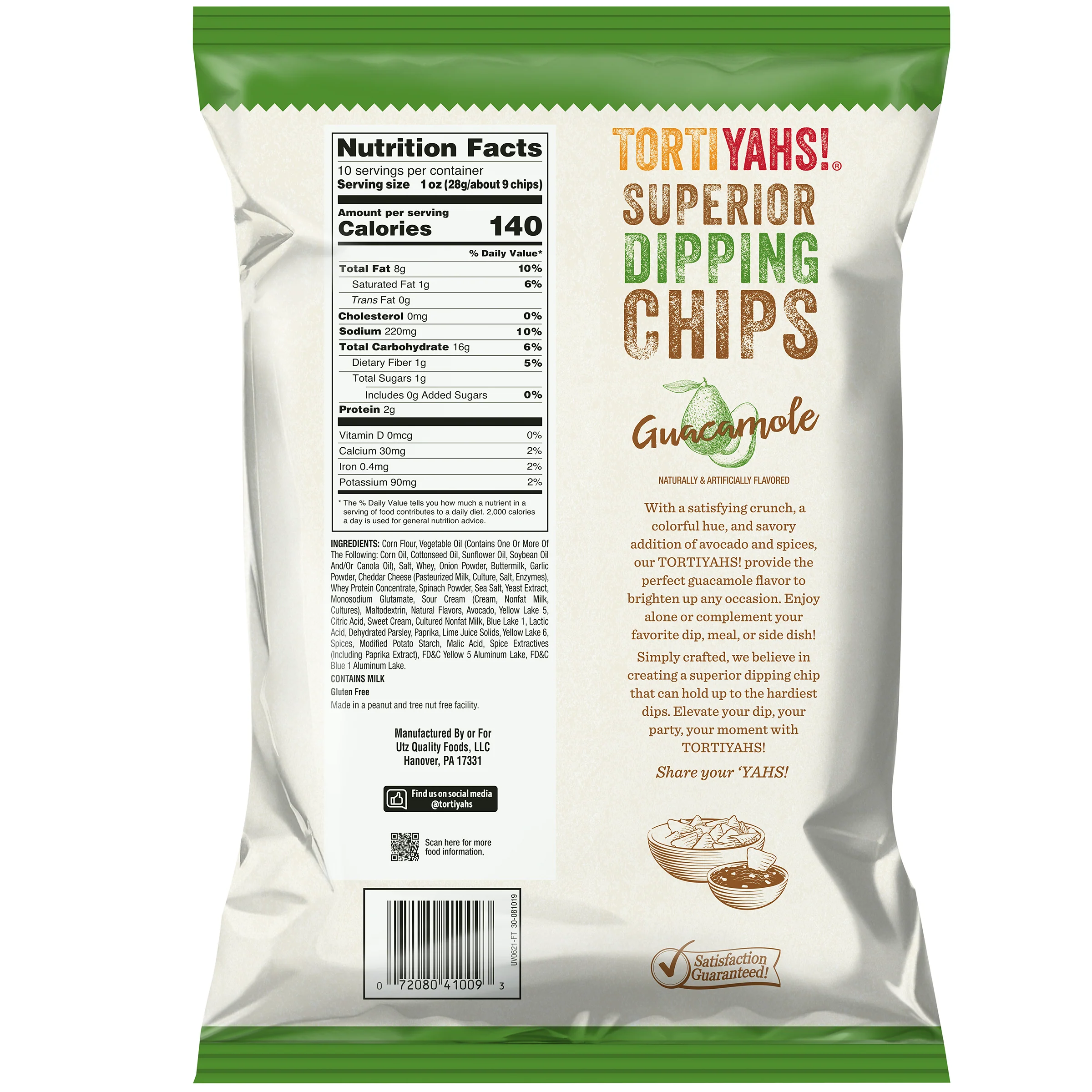 TORTIYAHS!® Superior Dipping Chips Guacamole - Image 6