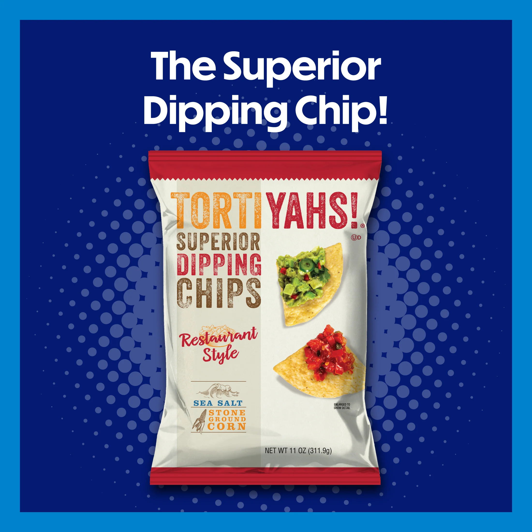 TORTIYAHS!® Superior Dipping Chips Restaurant Style Sea Salt 11 oz - Image 5