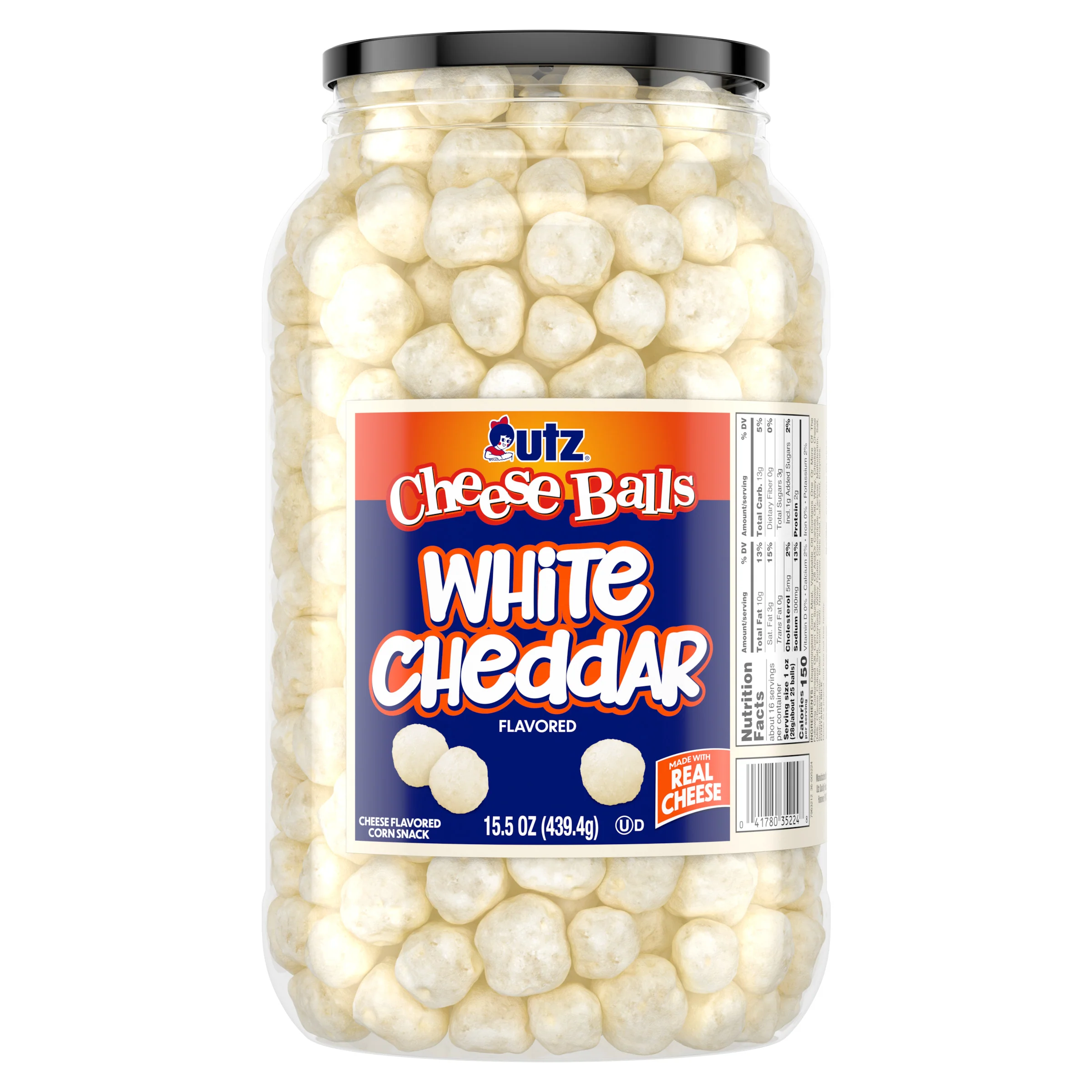 Utz 14-15oz 3pack Cheeseball Barrel Variety Pack - Image 5