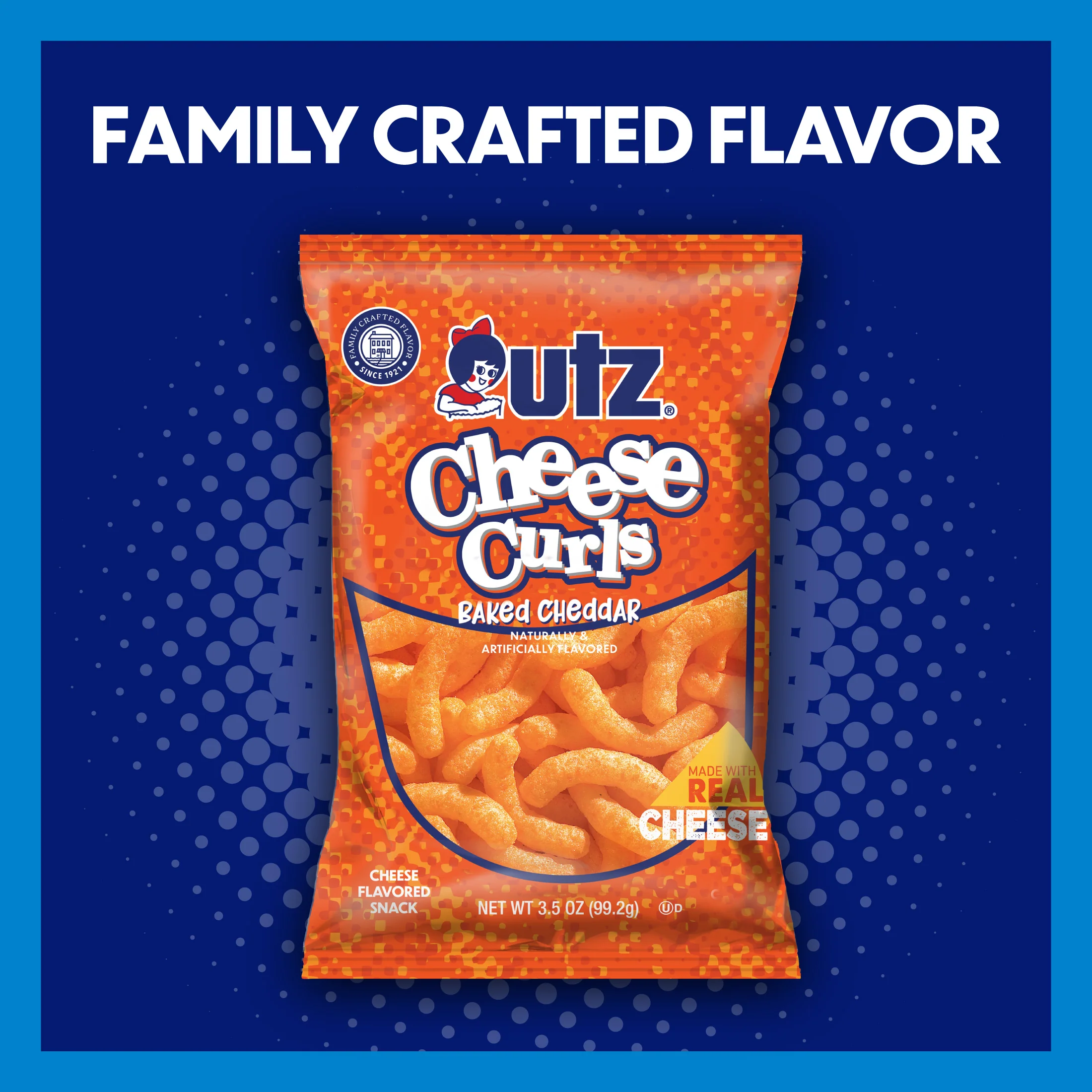 Utz Cheese Curls Cheddar - Image 4