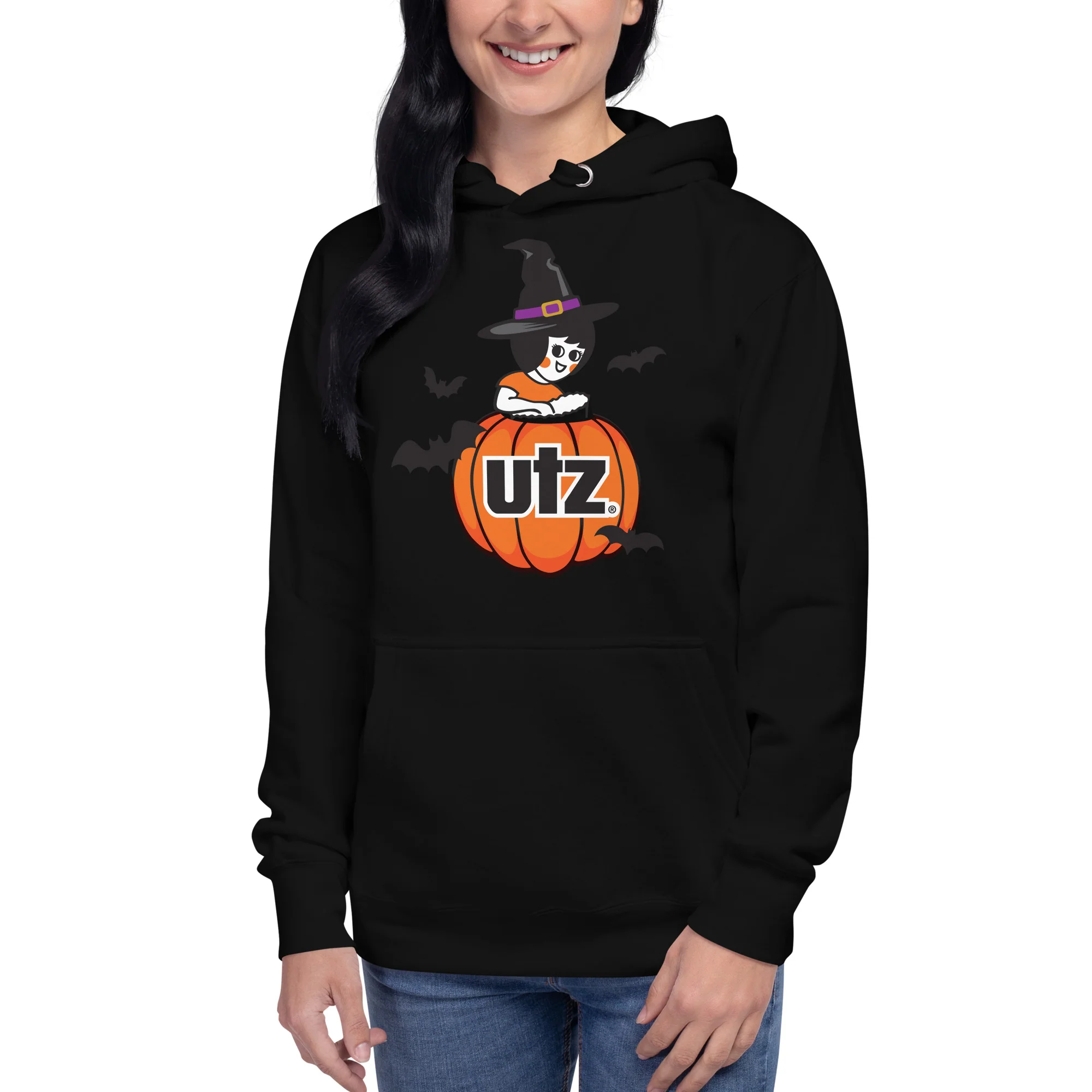 Utz Halloween Pumpkin Hoodie - Image 4