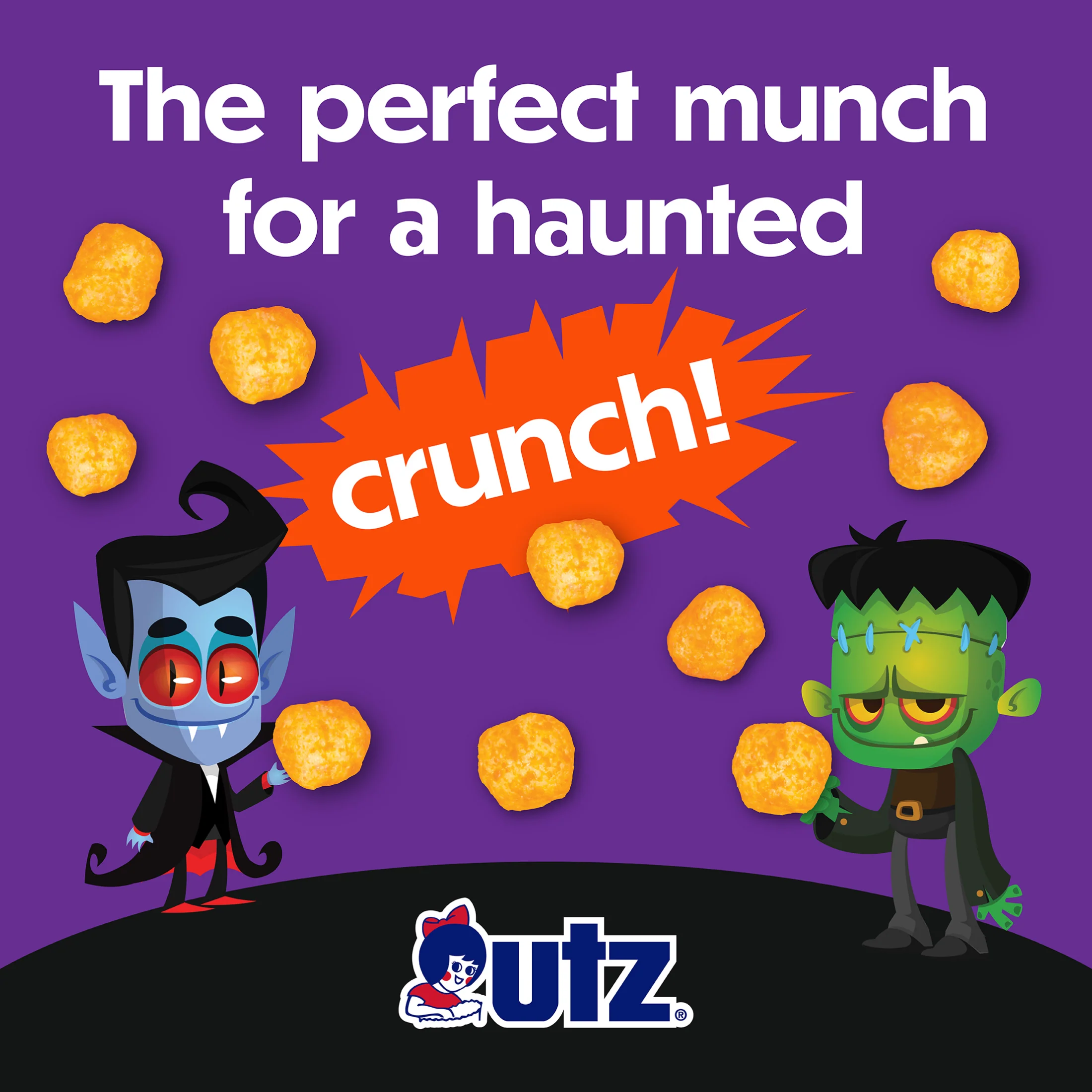 Utz Halloween Trick-or-Treat Duo – Mini Cheese Balls & Bats & Jacks Pretzels - Image 5