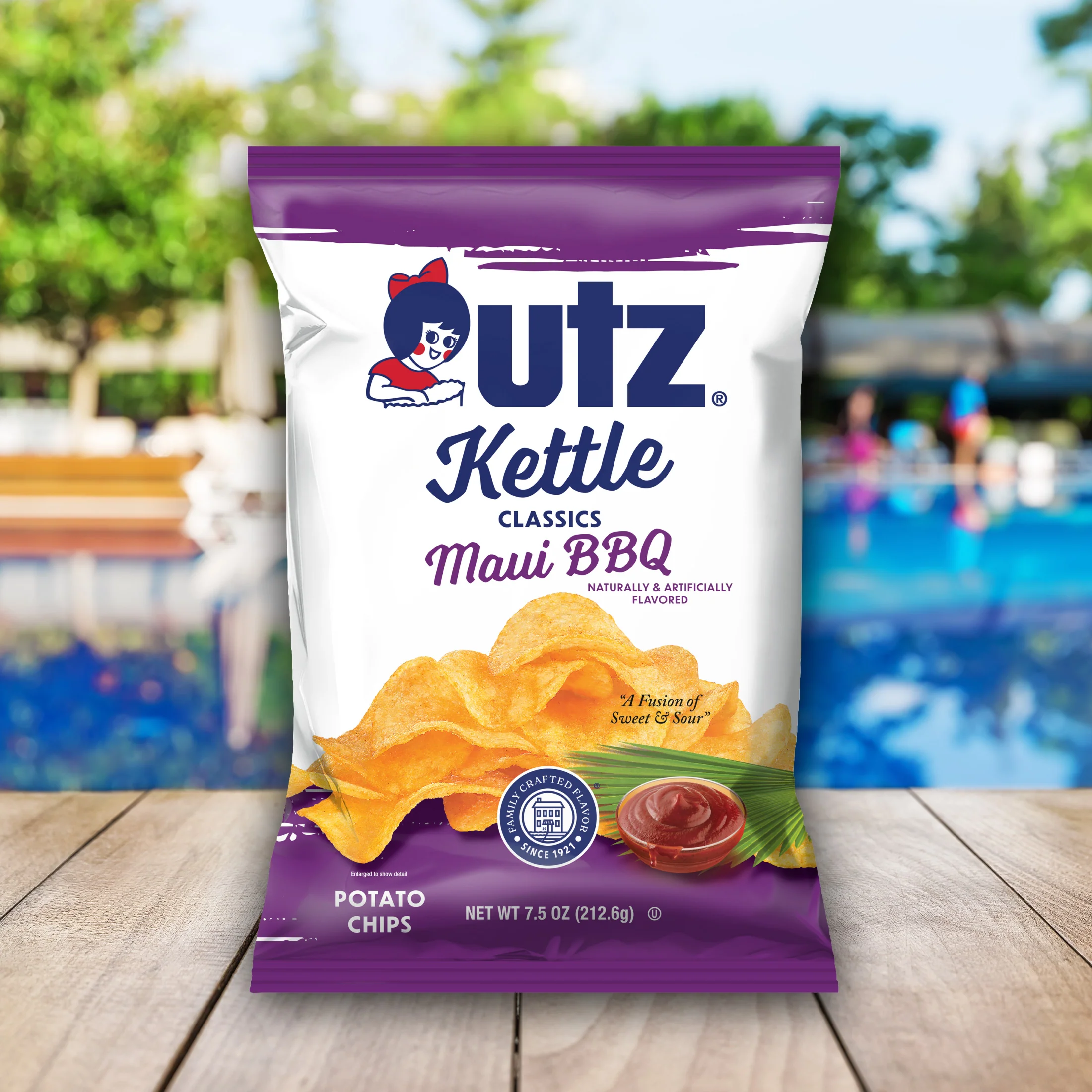 Utz Kettle Classics Potato Chips Maui BBQ - Image 3