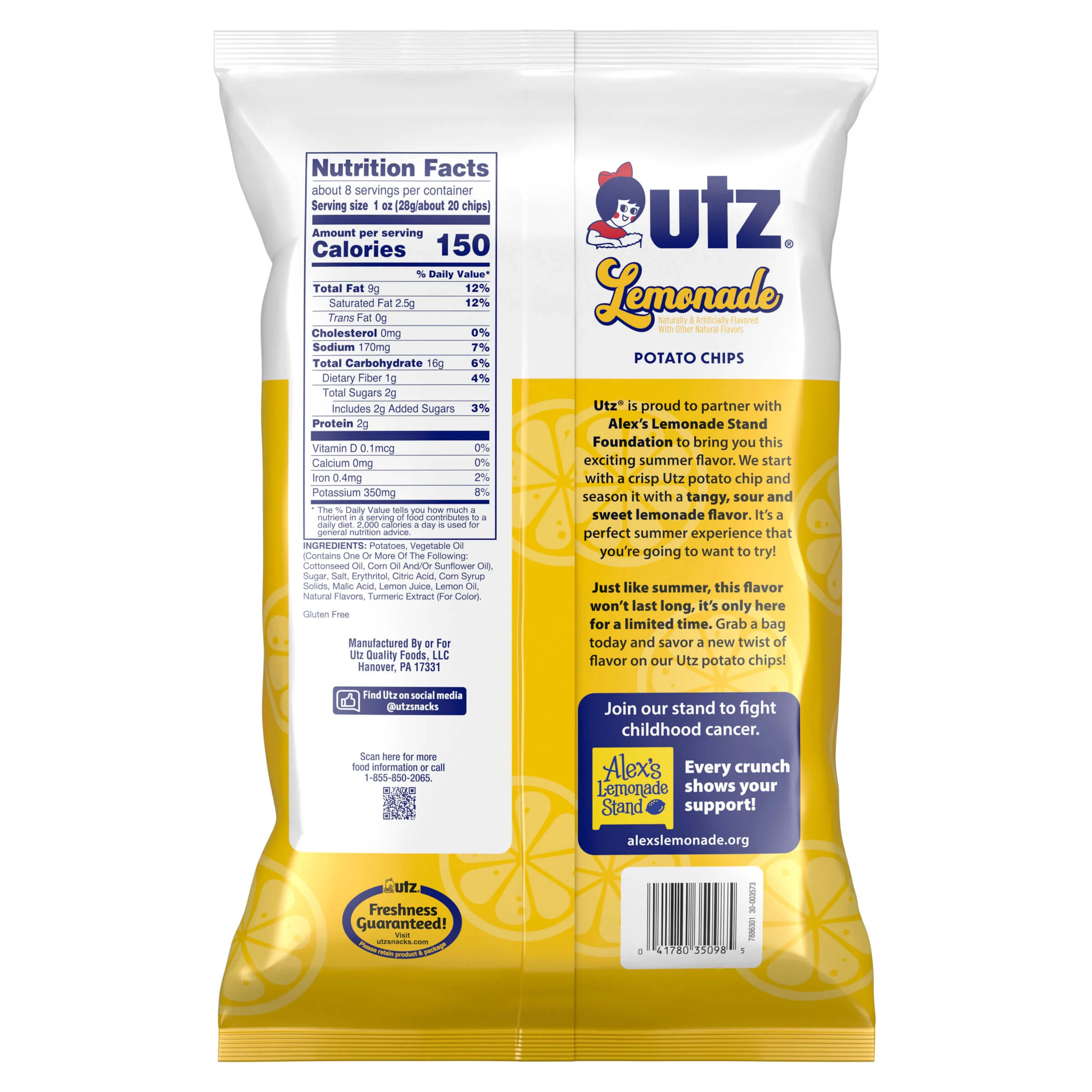 Utz Lemonade Potato Chips - Image 6